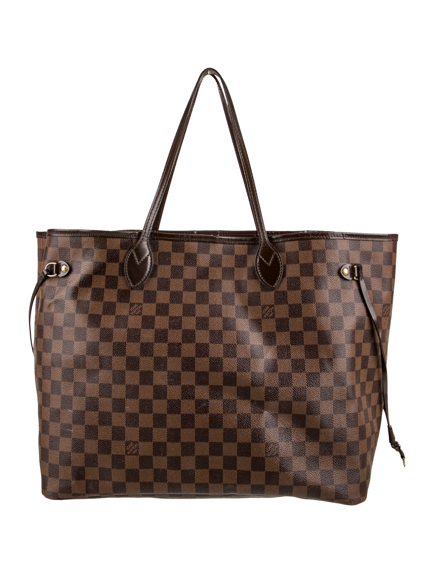 Louis Vuitton Damier Ebene Neverfull w/Pouch GM