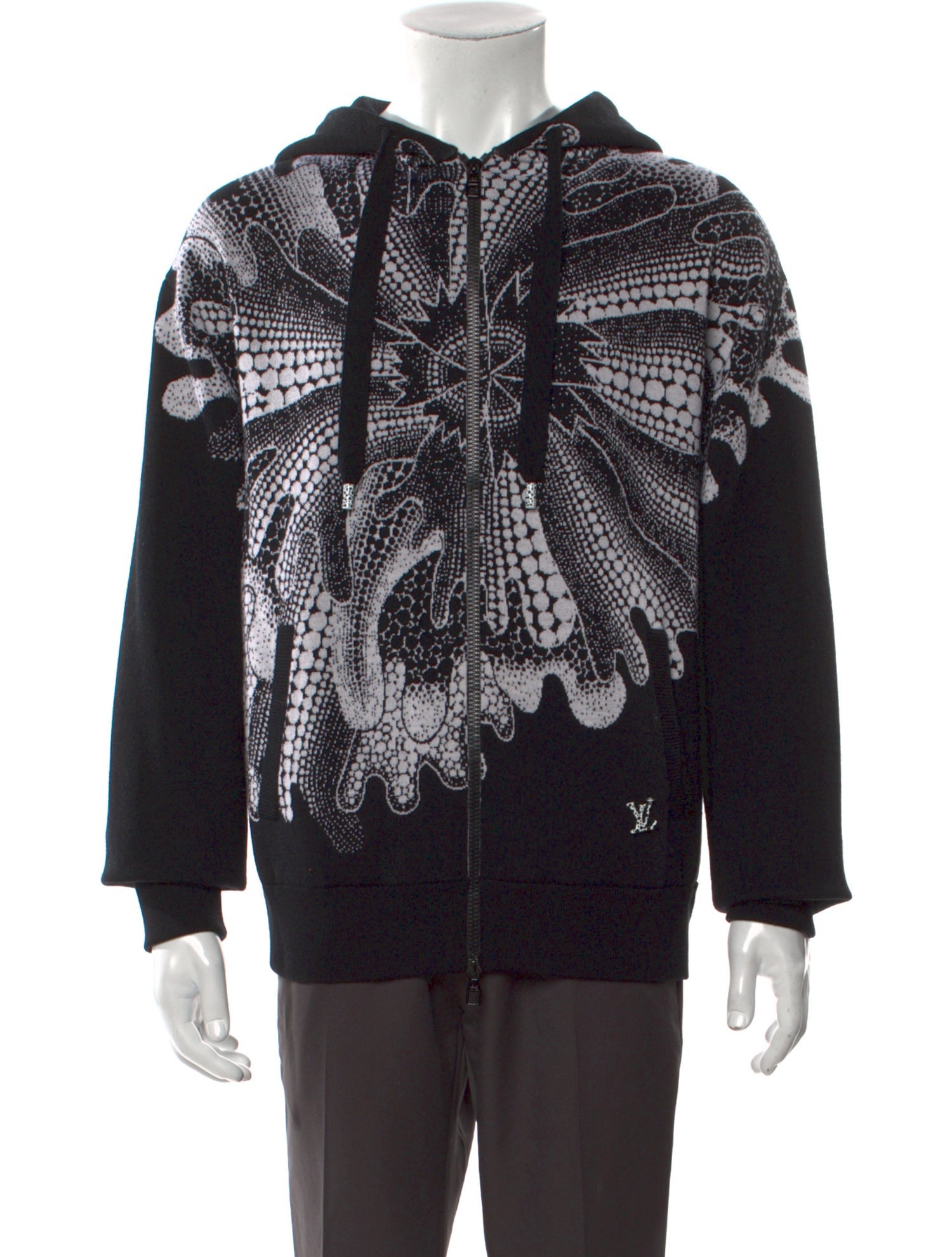 Louis Vuitton 2021 Clock Intarsia Pullover w/ Tags - Neutrals