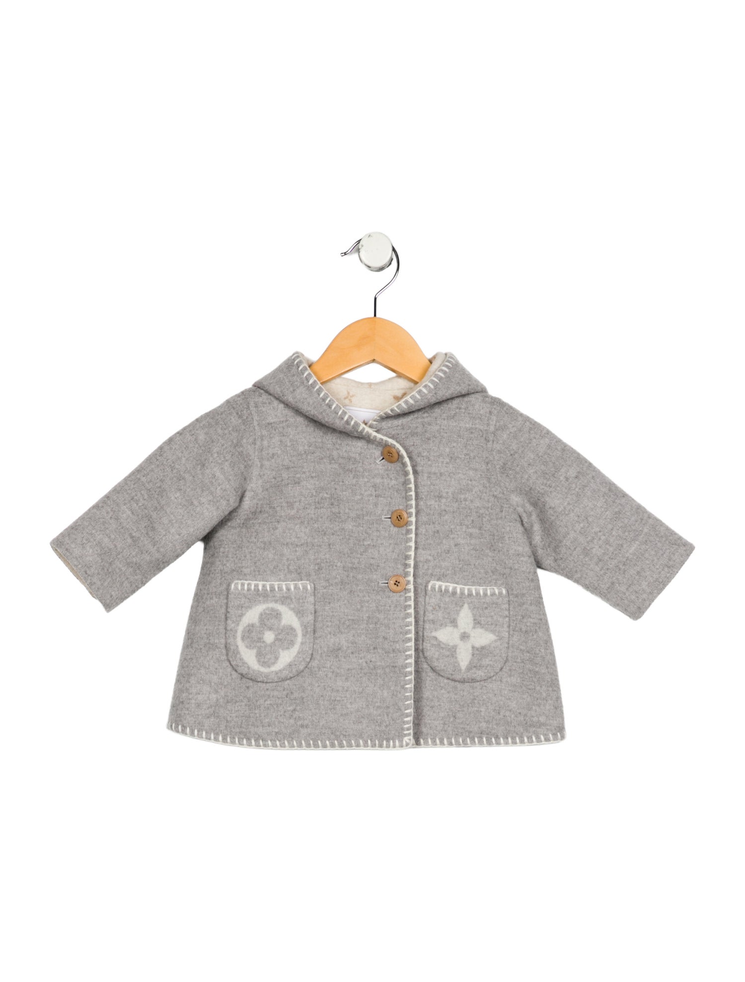 Louis Vuitton Infant' Wool Monogram Jacket