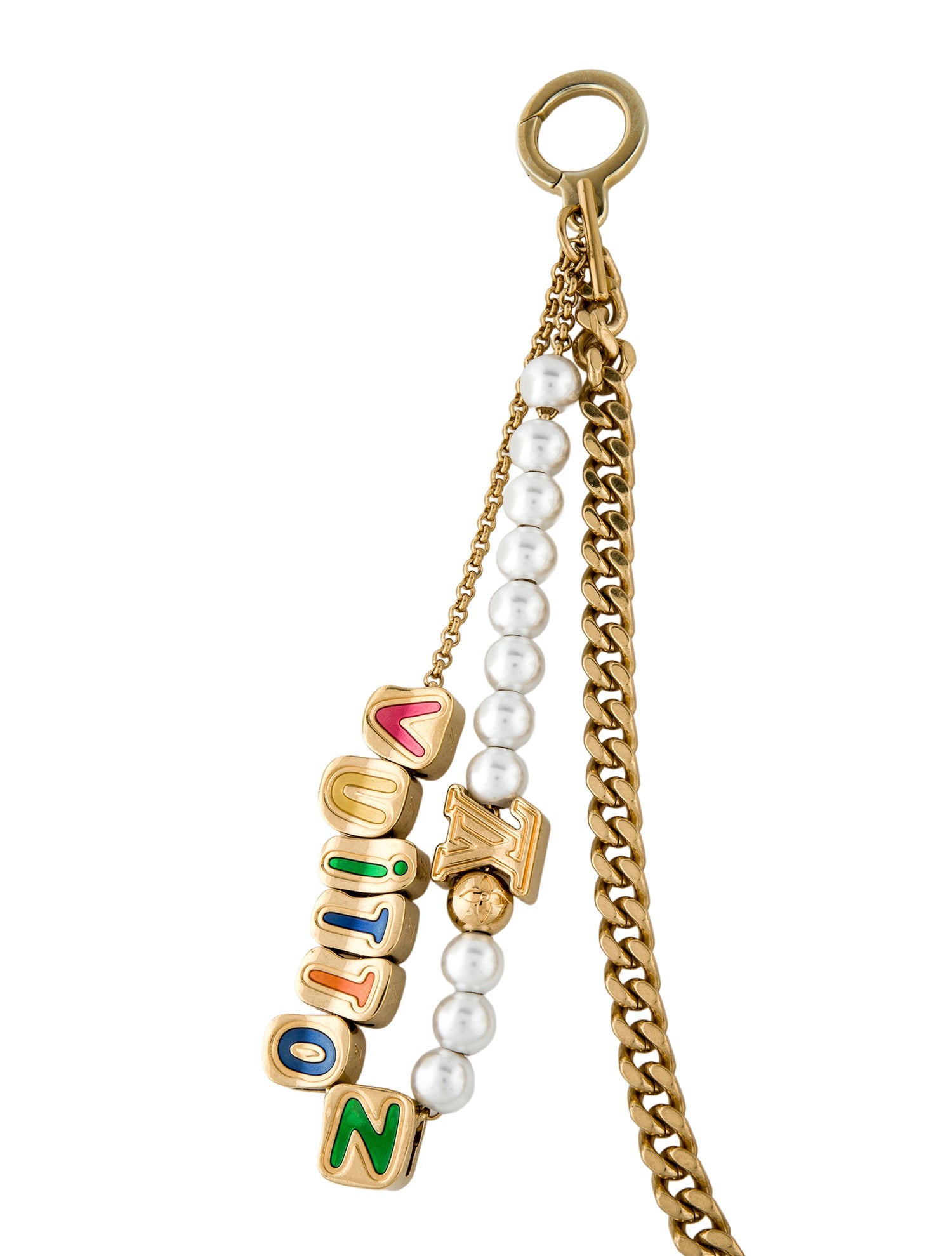 Louis Vuitton 2025 'Vuitton' Chain Belt and Keychain