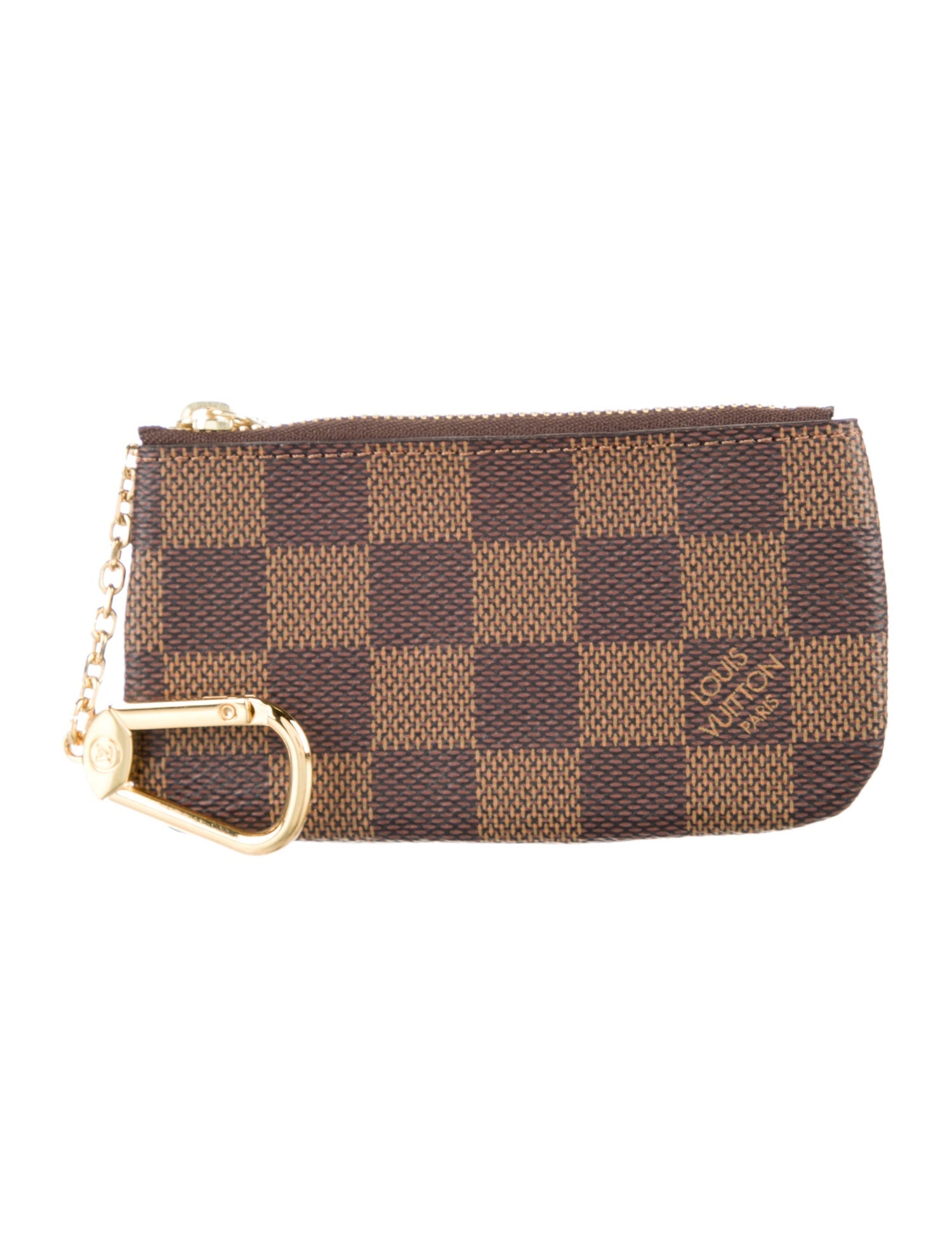 Louis Vuitton Damier Ebene Pattern Coated Canvas Key Holder