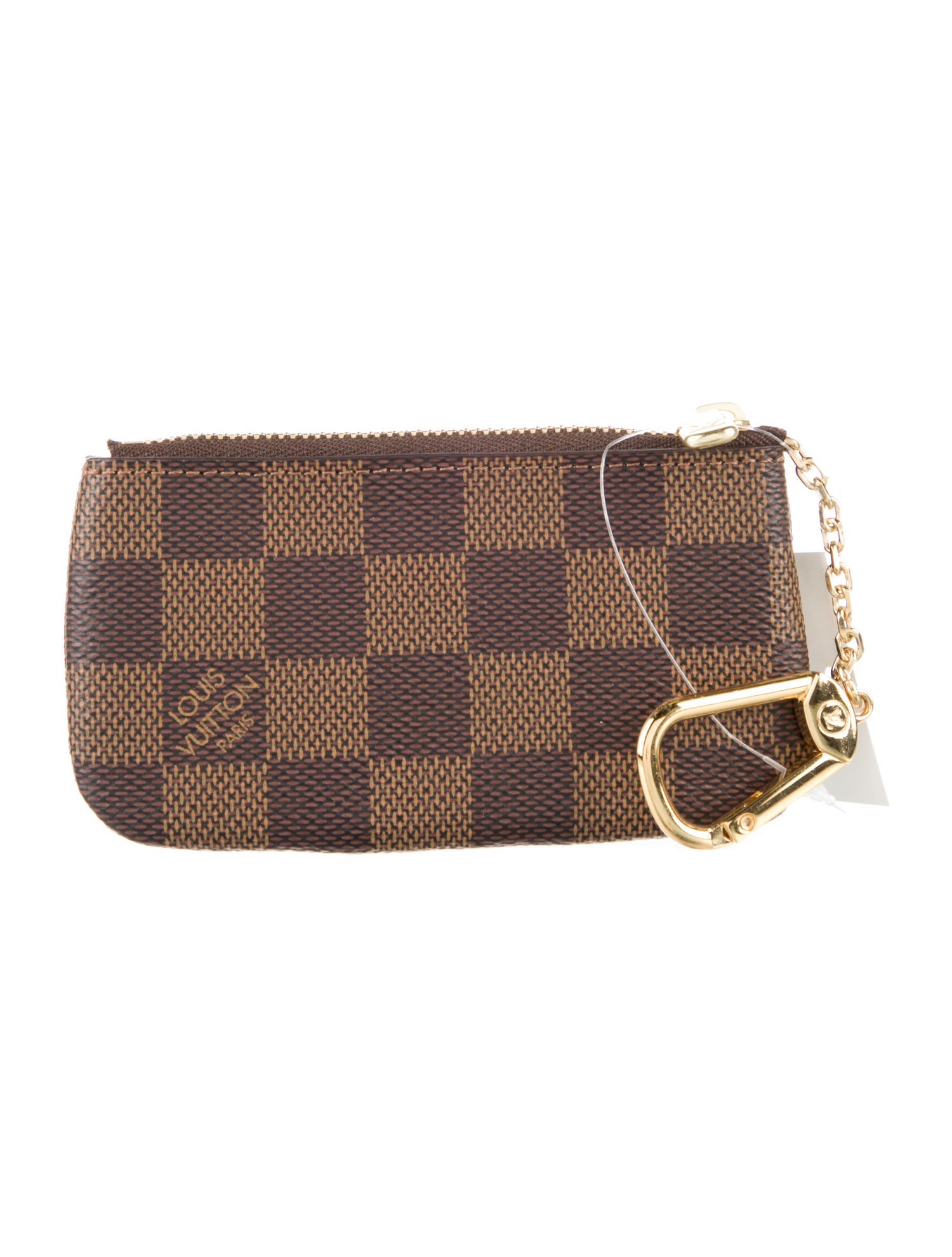 Louis Vuitton Damier Ebene Pattern Coated Canvas Key Holder