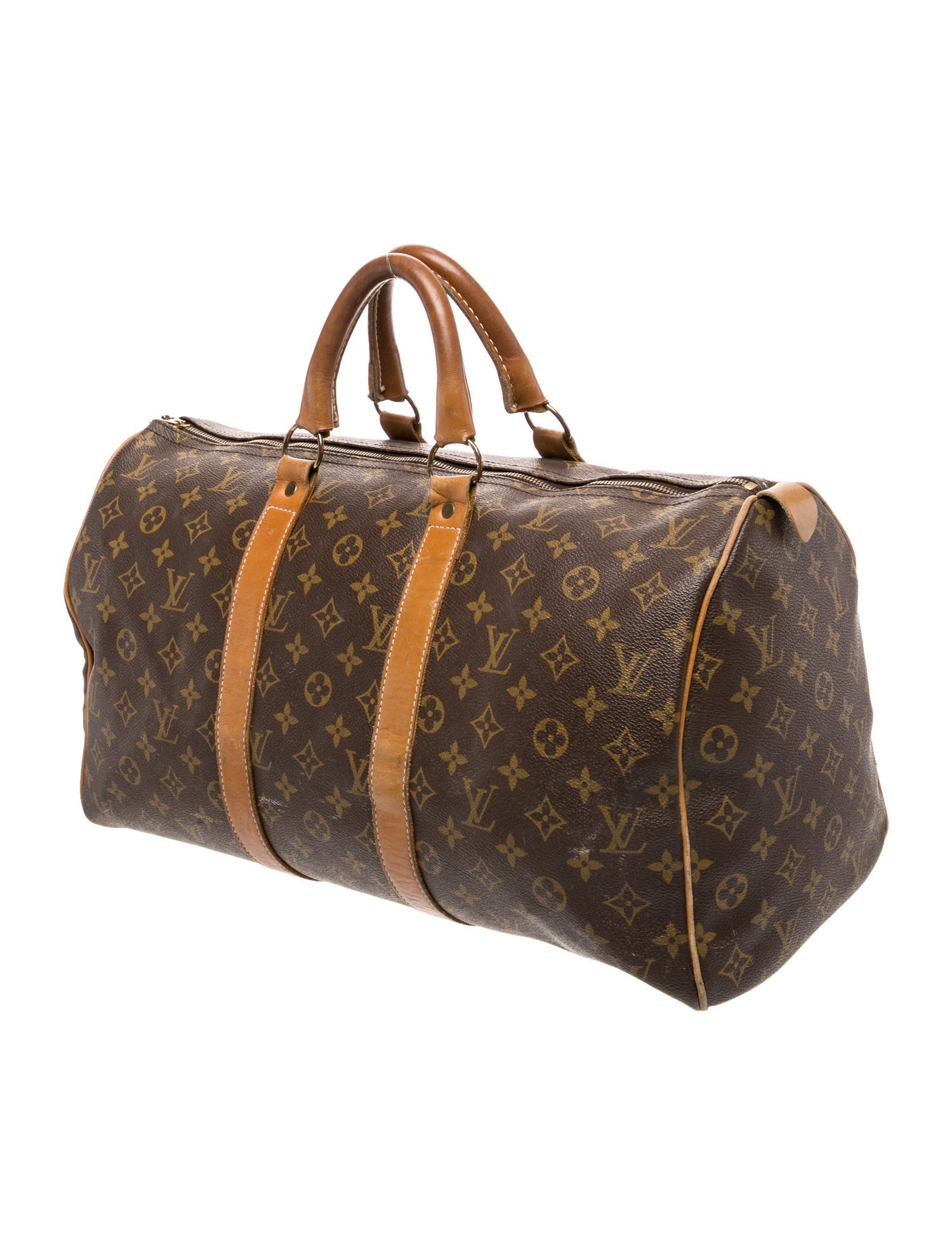 Louis Vuitton LV Monogram Keepall 50 Vintage