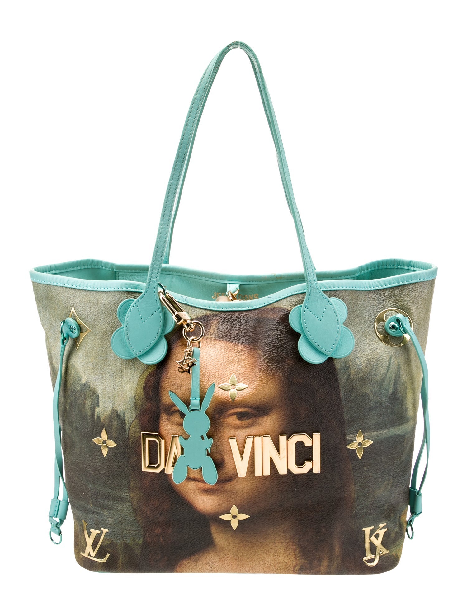 Louis Vuitton LV Monogram Masters Collection Da Vinci Neverfull MM