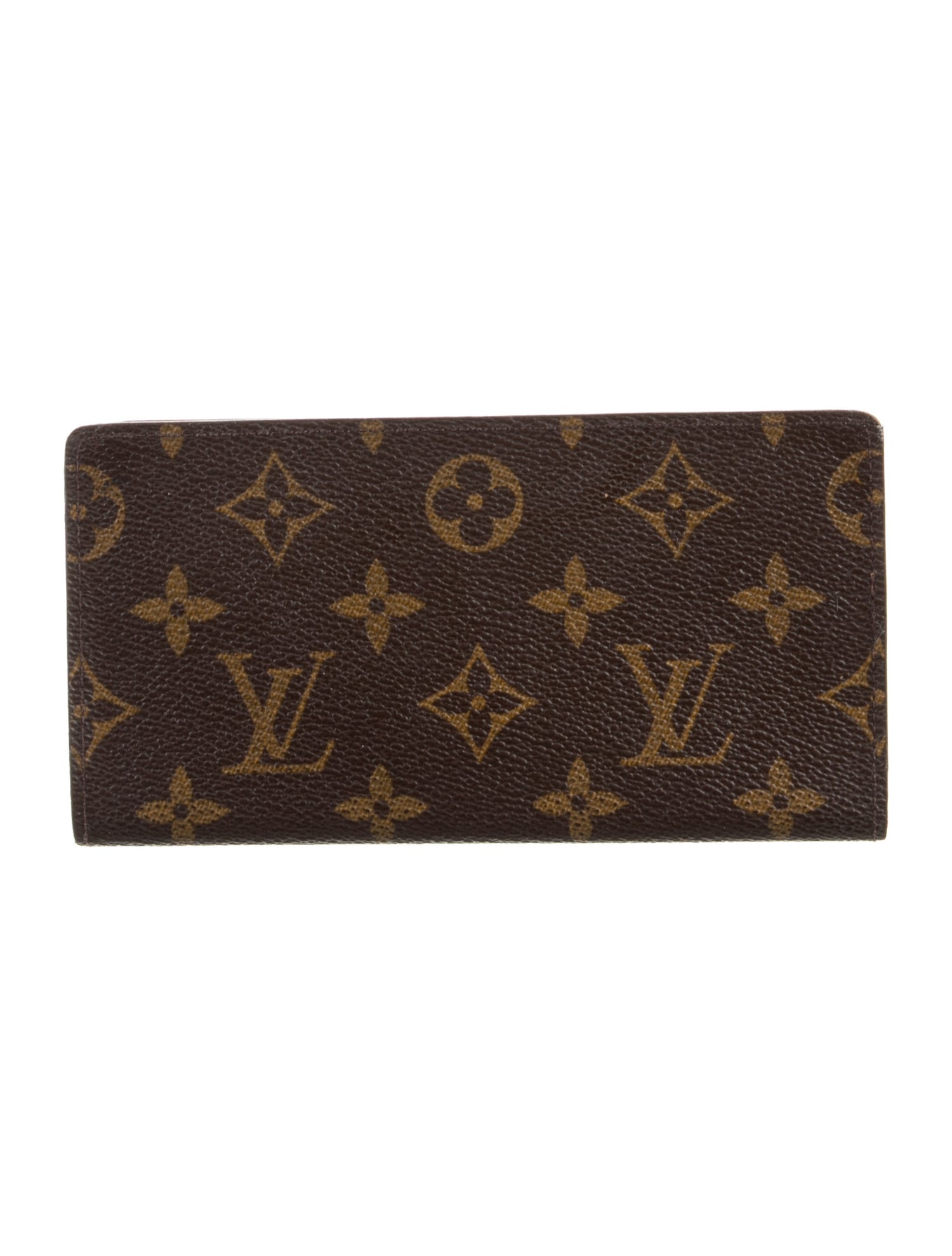 Louis Vuitton LV Monogram Coated Canvas Checkbook Holder