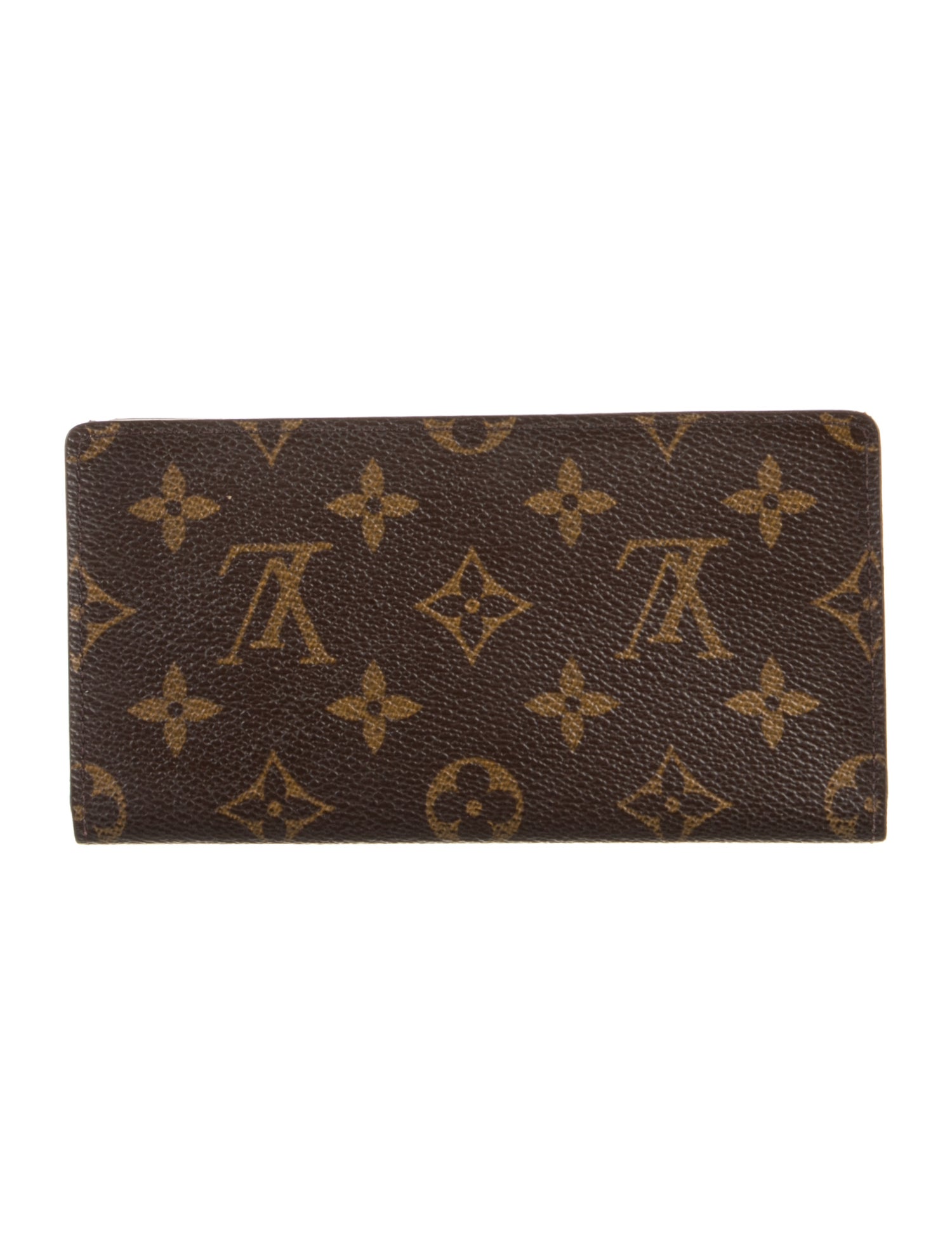 Louis Vuitton LV Monogram Coated Canvas Checkbook Holder