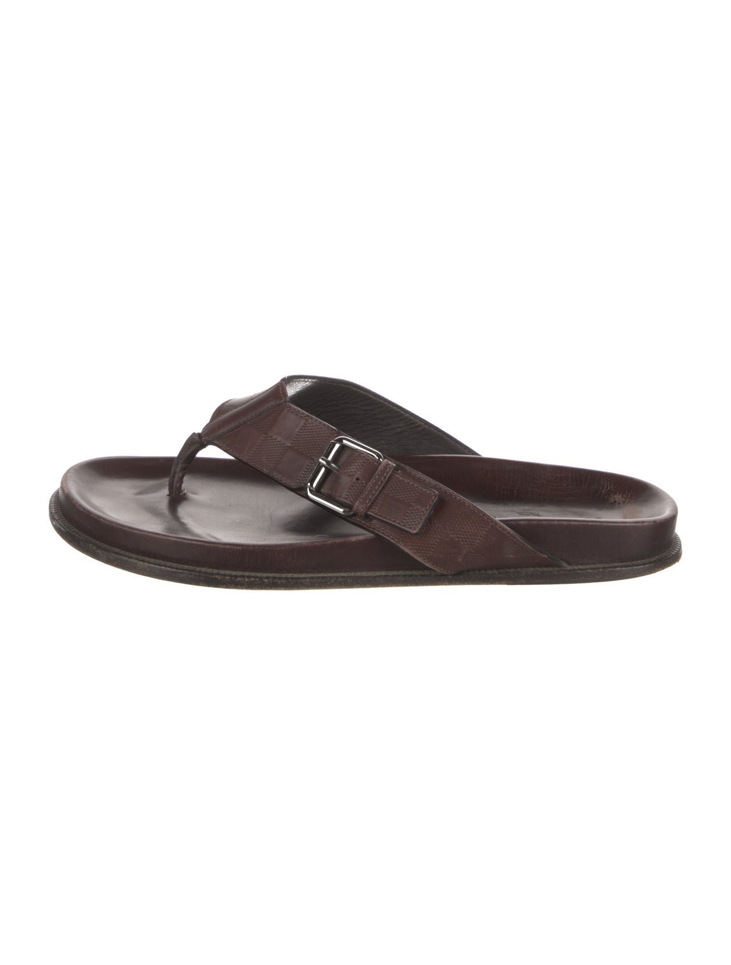Louis Vuitton Leather Flip Flops