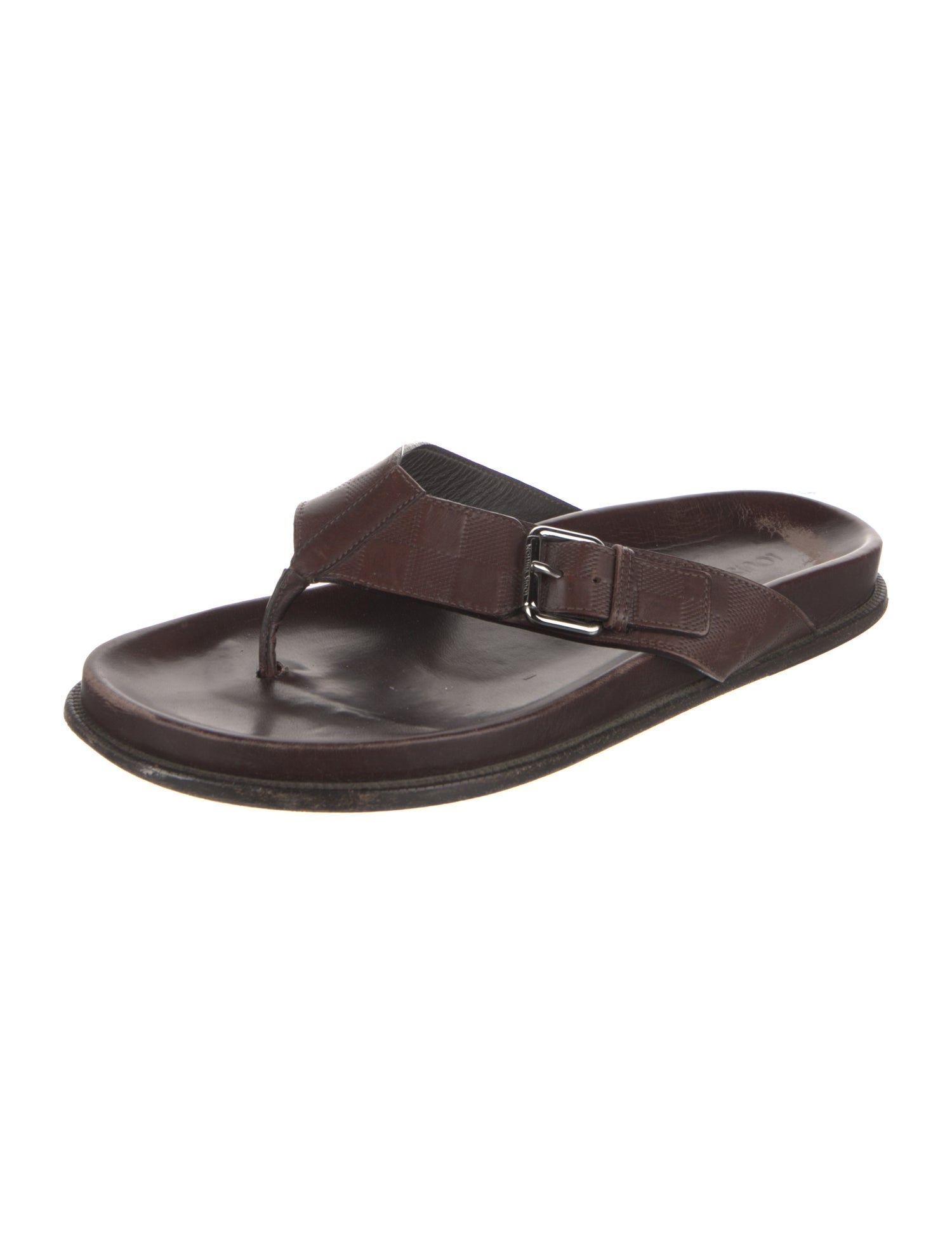 Louis Vuitton Leather Flip Flops
