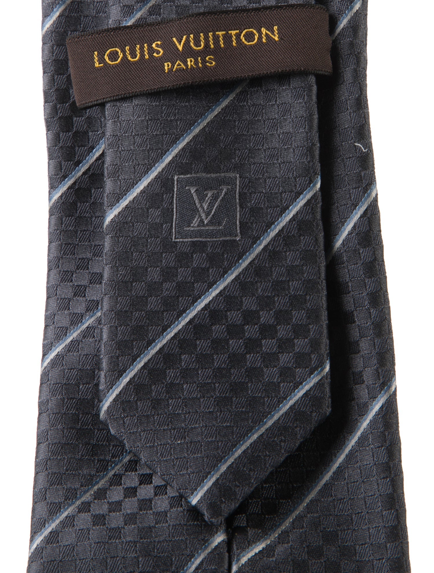 Louis Vuitton Silk Striped Tie