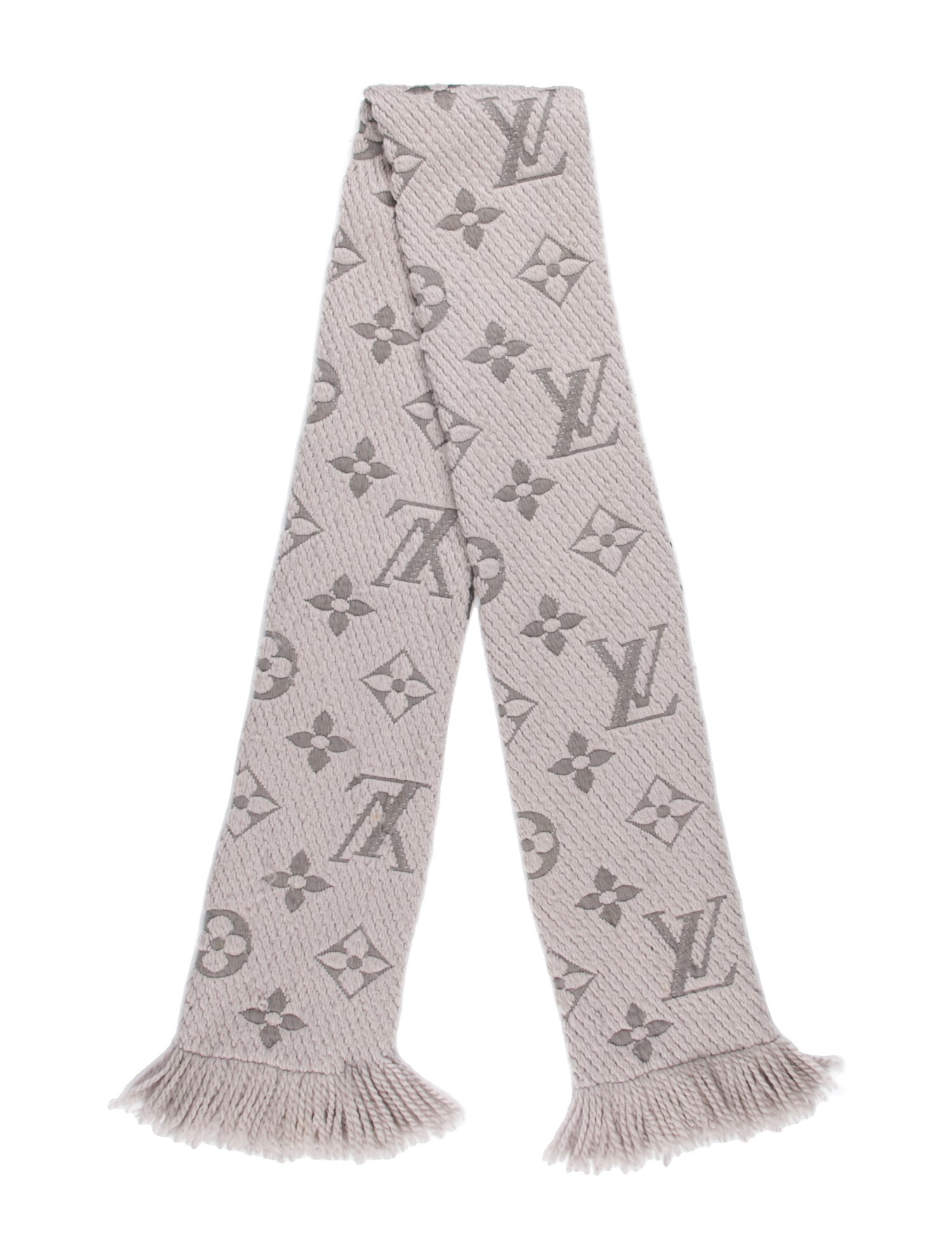 Louis Vuitton Logomania Wool Scarf