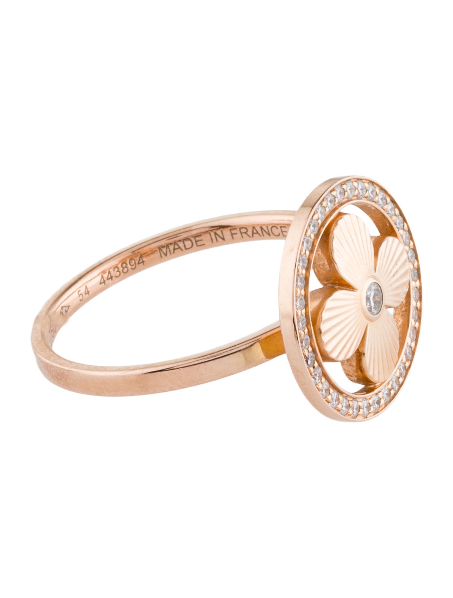Louis Vuitton 18K Diamond Blossom BB Cocktail Ring