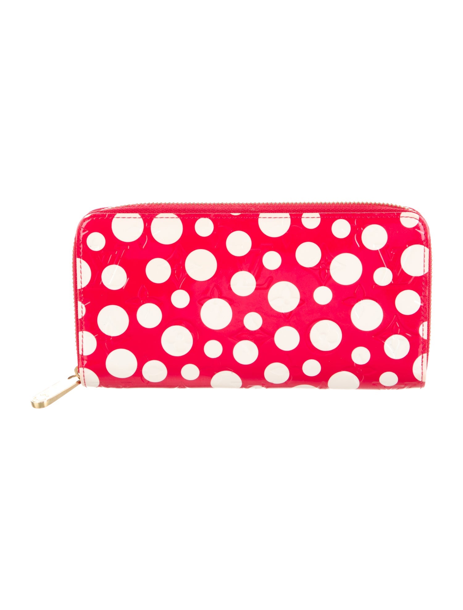 Louis Vuitton Monogram Pattern Vernis Patent Leather Zippy Wallet