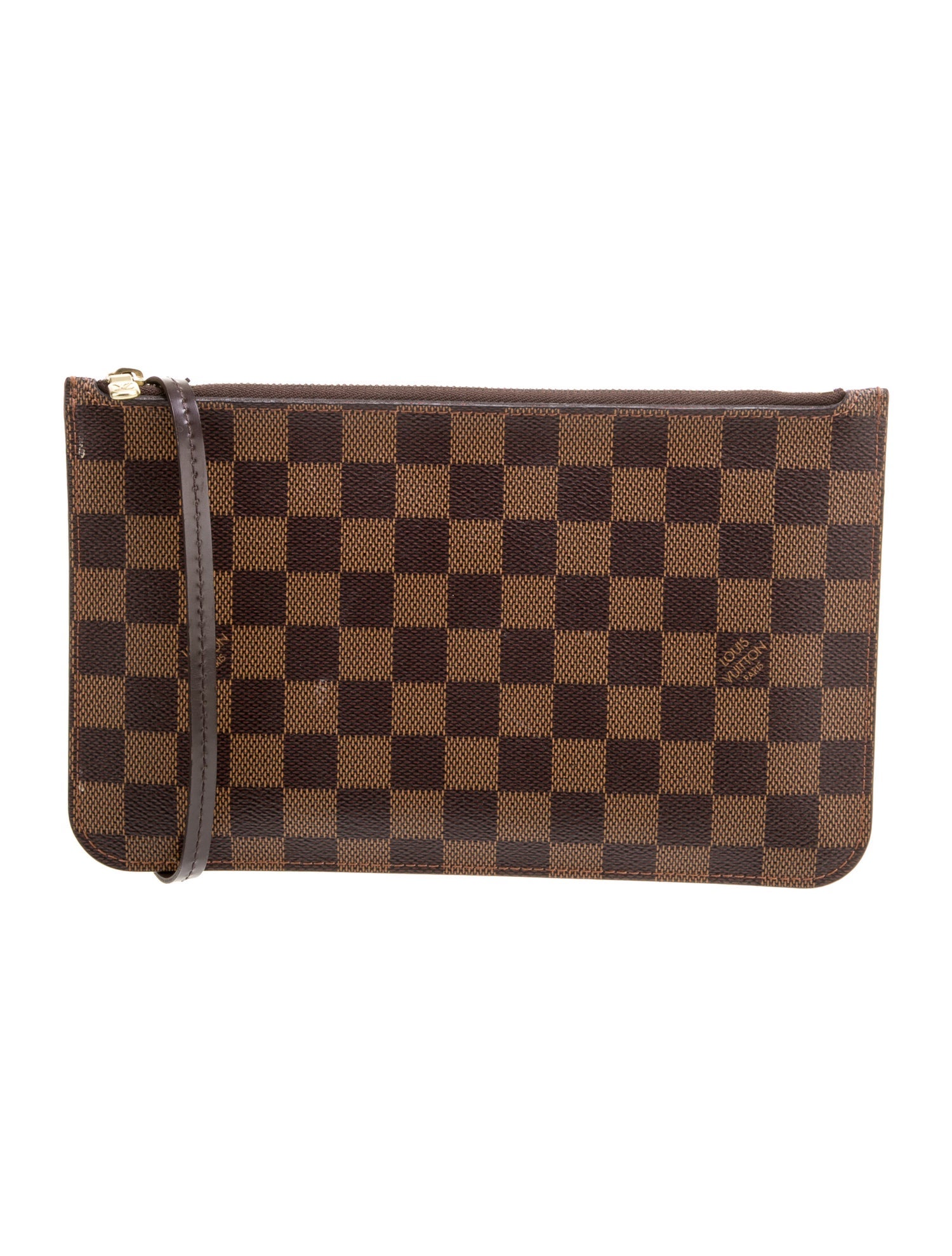 Louis Vuitton Damier Ebene Neverfull Pouch