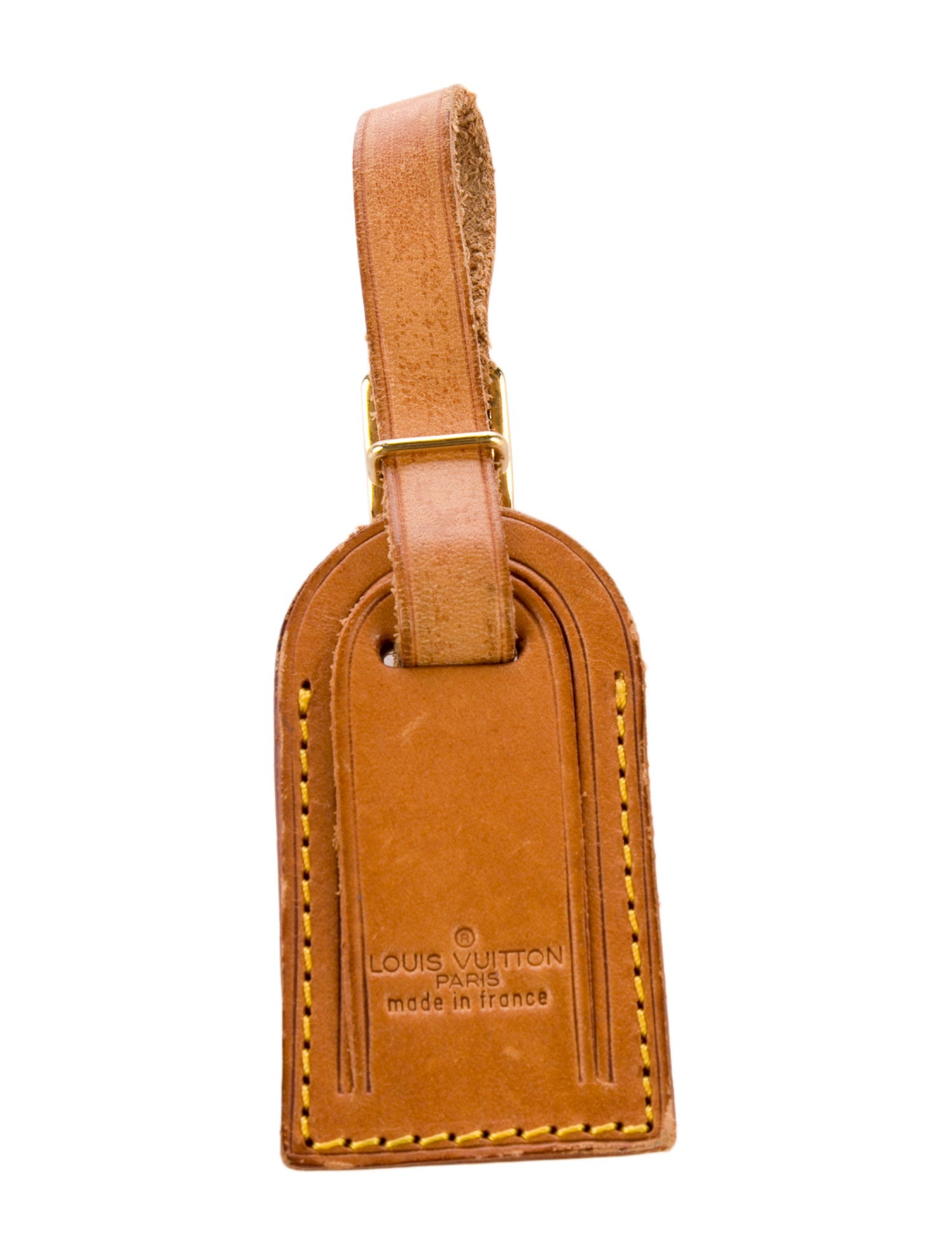 Louis Vuitton Mini Vachetta Luggage Tag