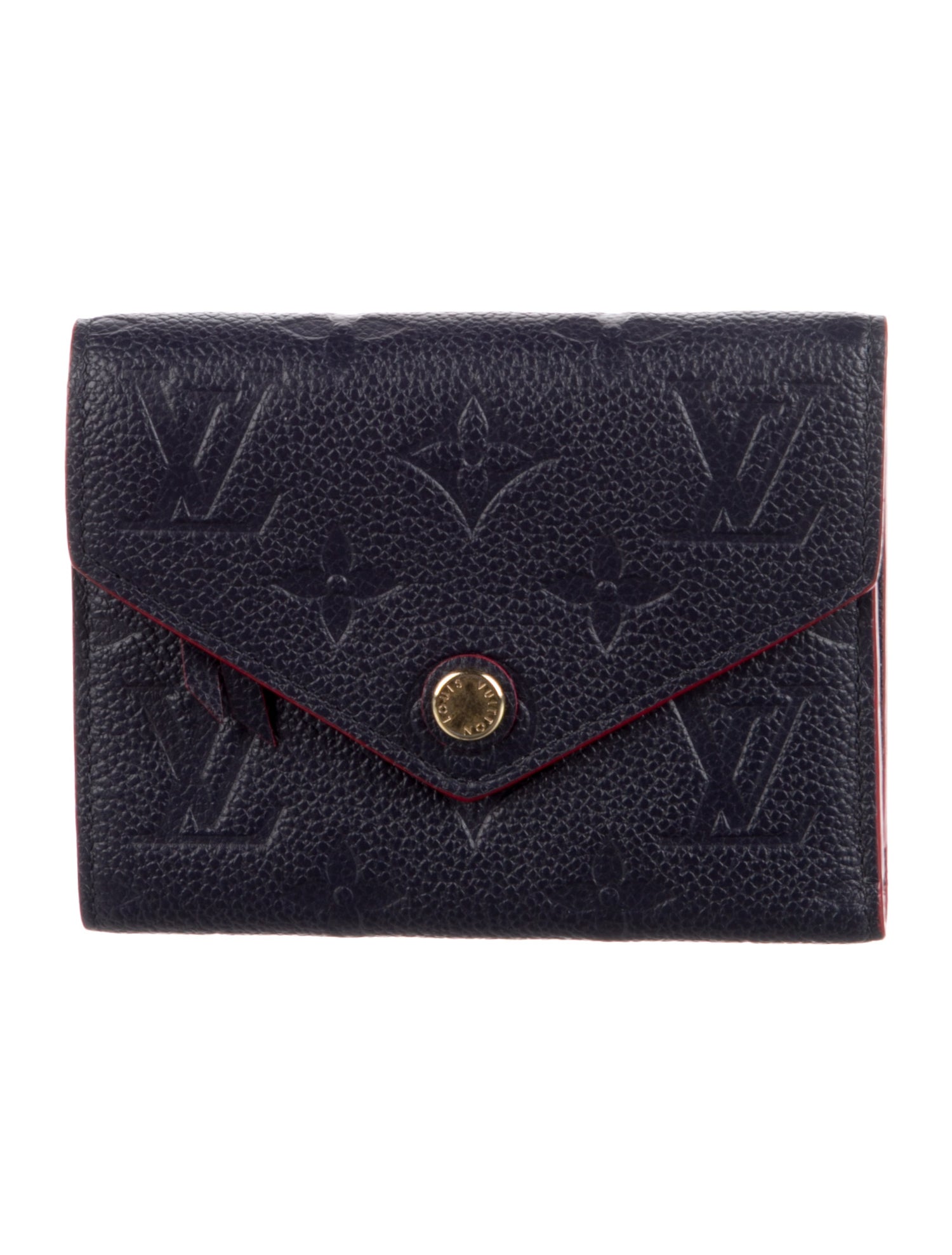 Louis Vuitton LV Monogram Empreinte Leather Victorine Wallet