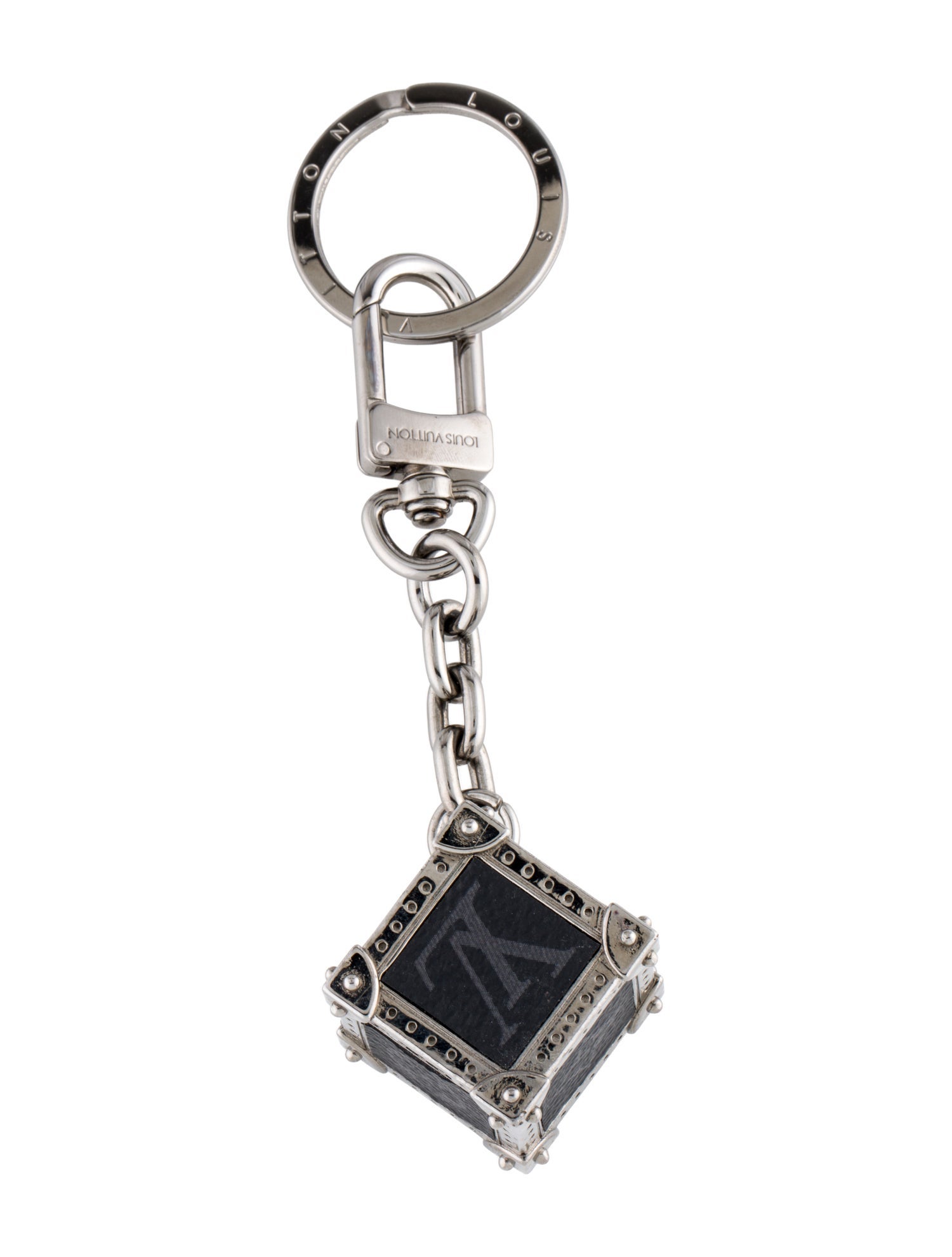 Louis Vuitton Monogram Eclipse Cube Bag Charm & Key Chain