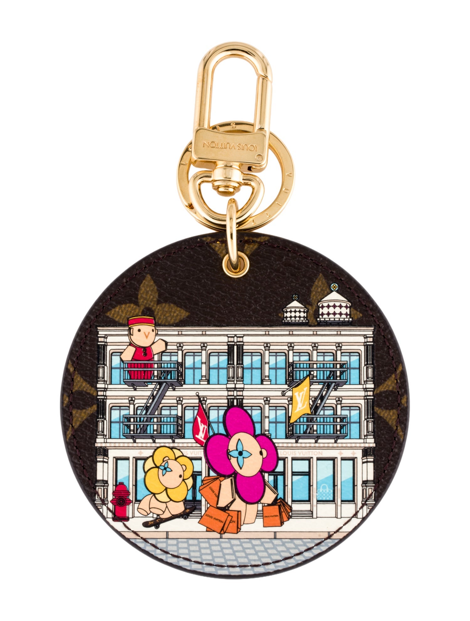 Louis Vuitton 2022 Christmas Animation Charm and Key Ring
