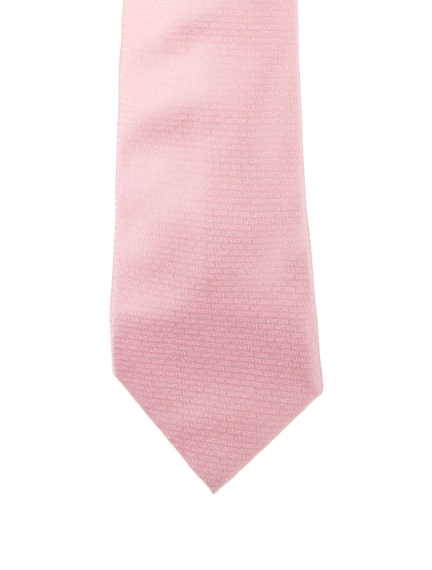 Louis Vuitton Pattern Print Silk Tie