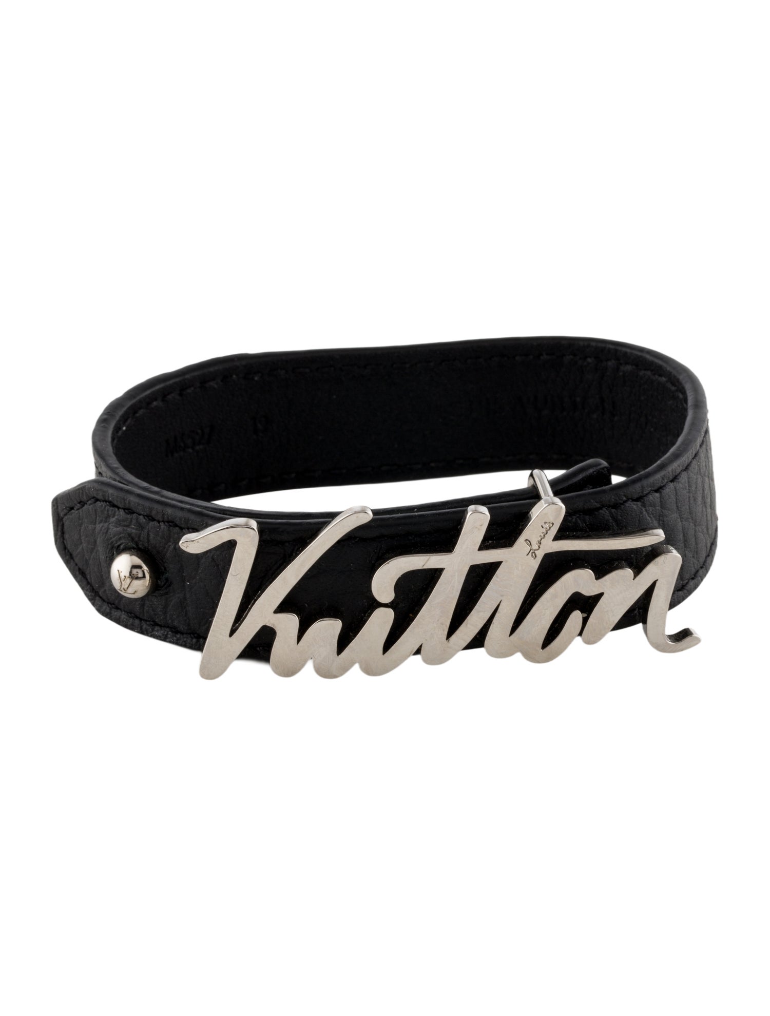 Louis Vuitton Leather Autograph Bracelet