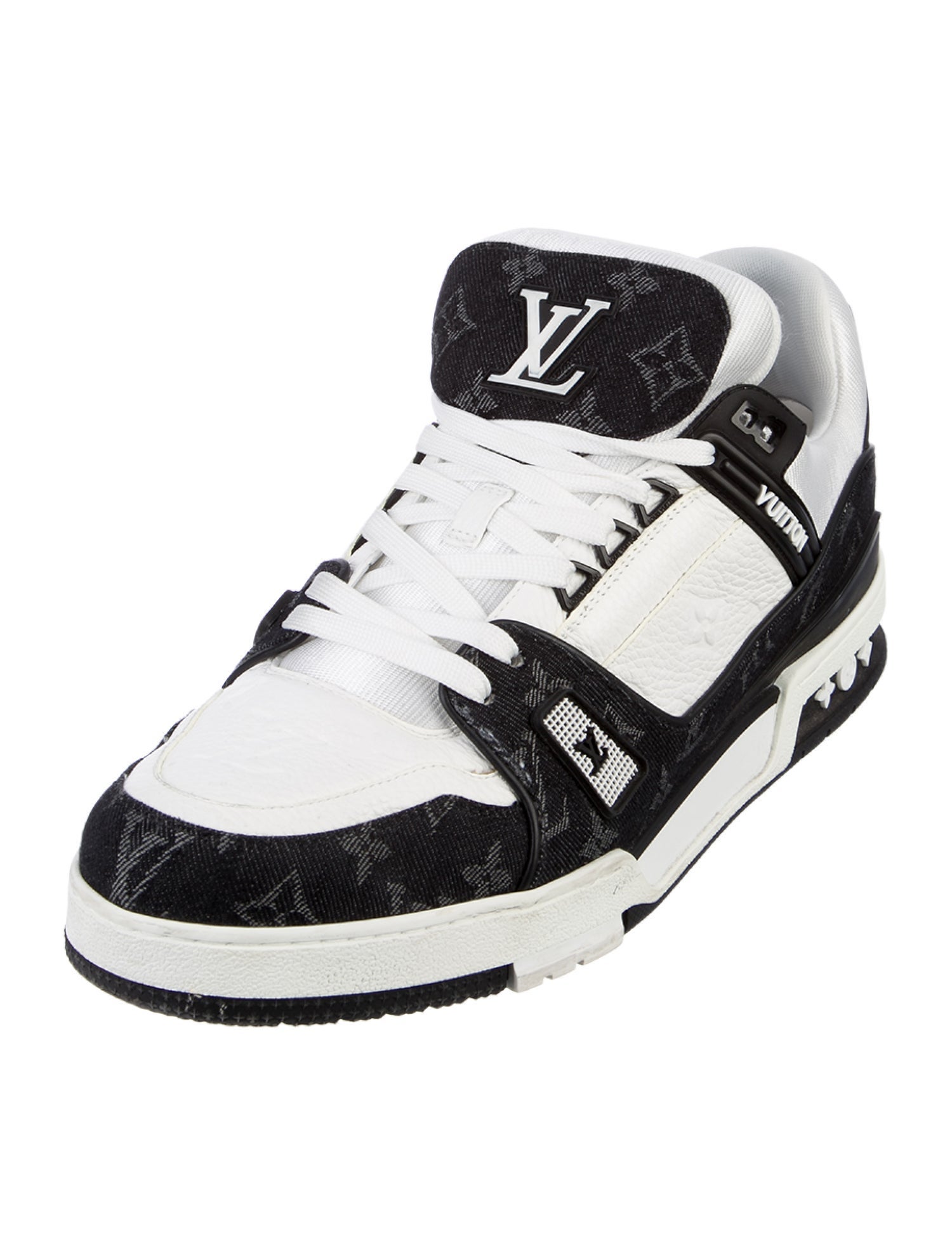 Louis Vuitton Canvas Colorblock Pattern Sneakers