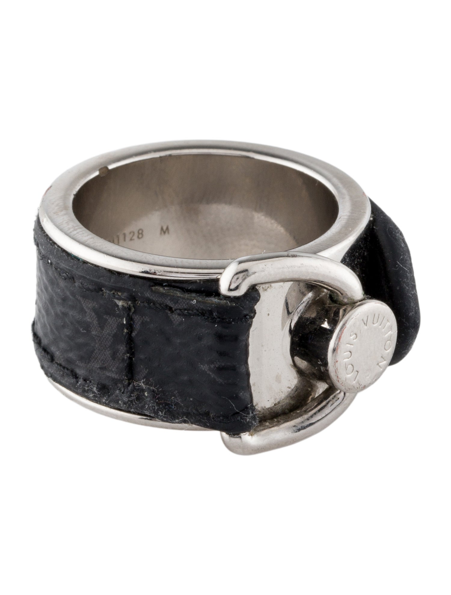 Louis Vuitton Monogram Eclipse Berg Band Ring