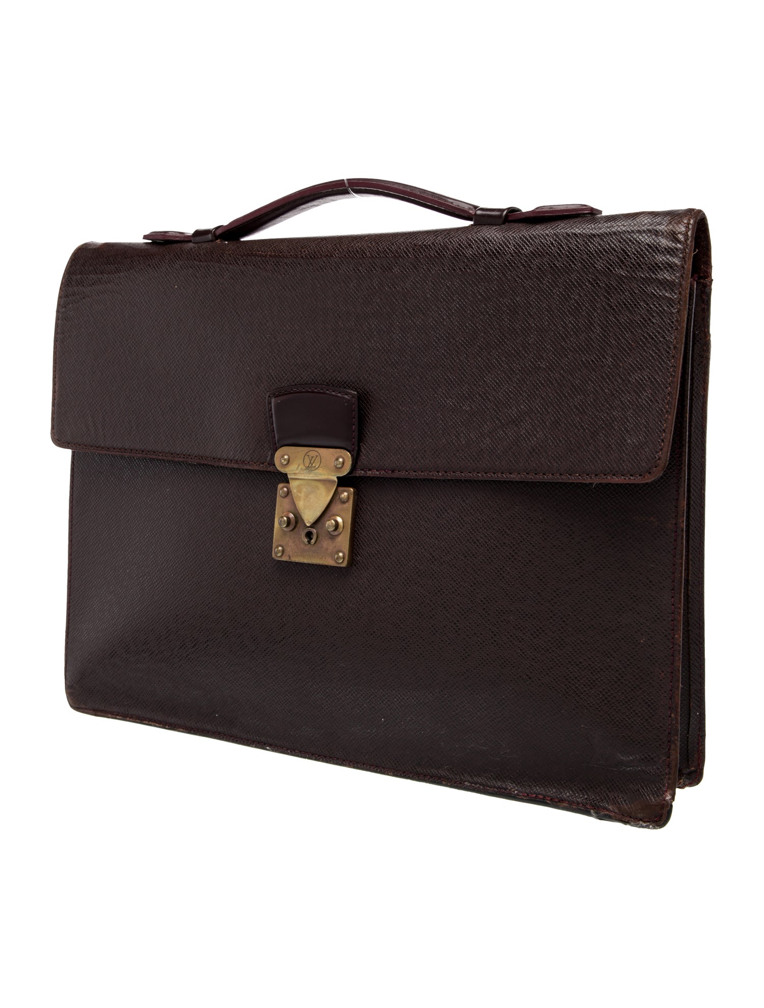 Louis Vuitton Taiga Leather Briefcase