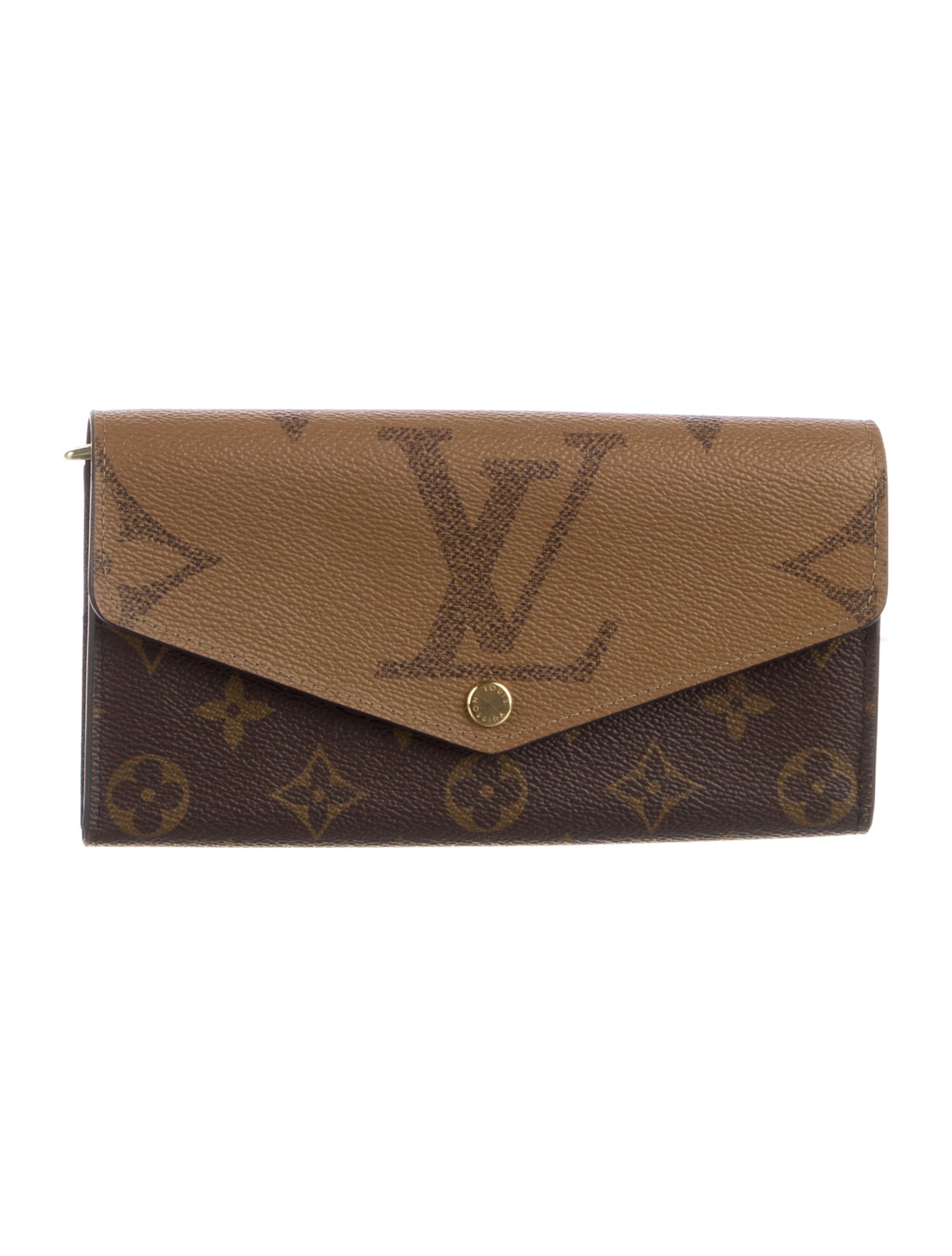 Louis Vuitton Monogram Giant Pattern Coated Canvas Sarah Wallet