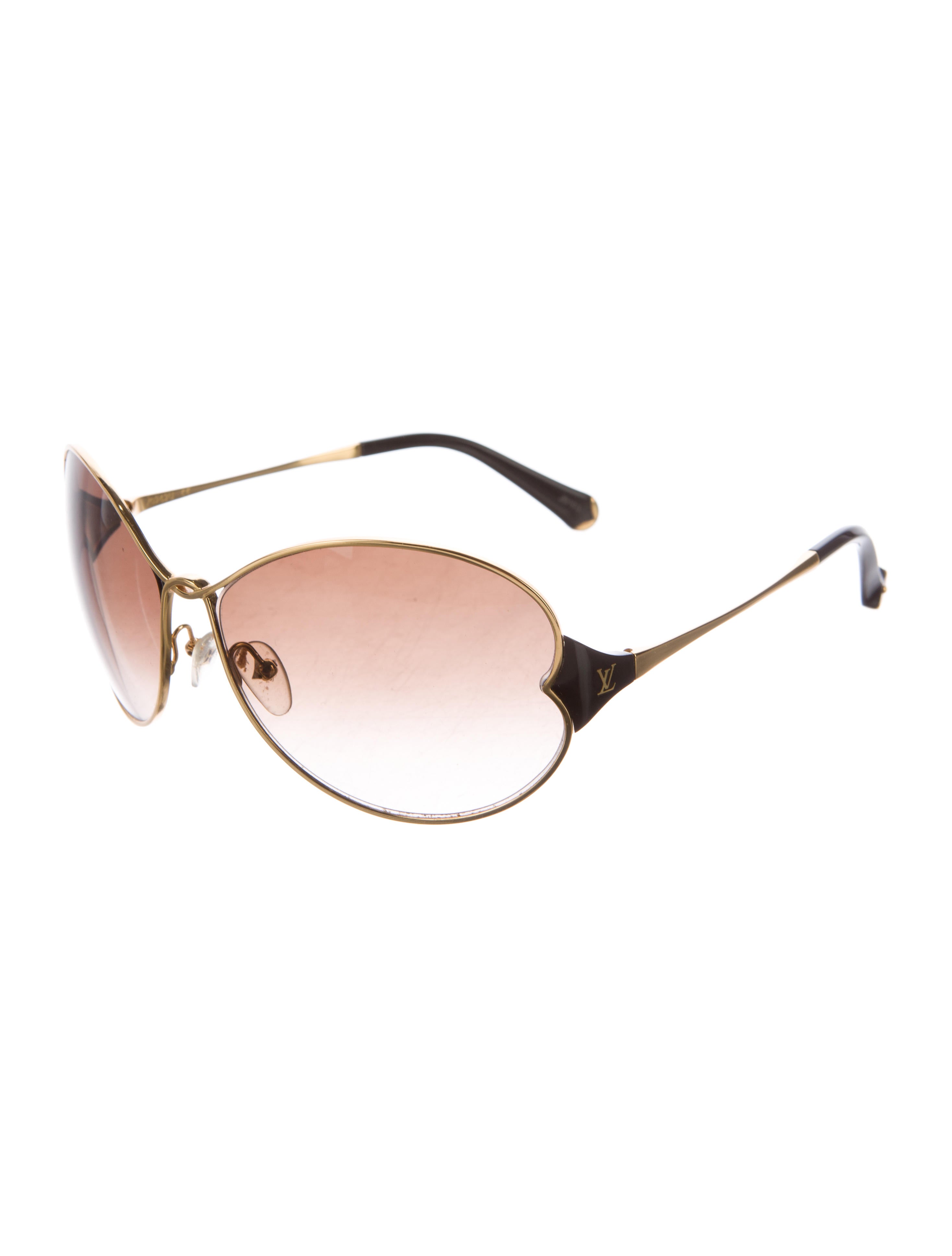 Louis Vuitton Daisy Sunglasses Gold Sunglasses, Accessories
