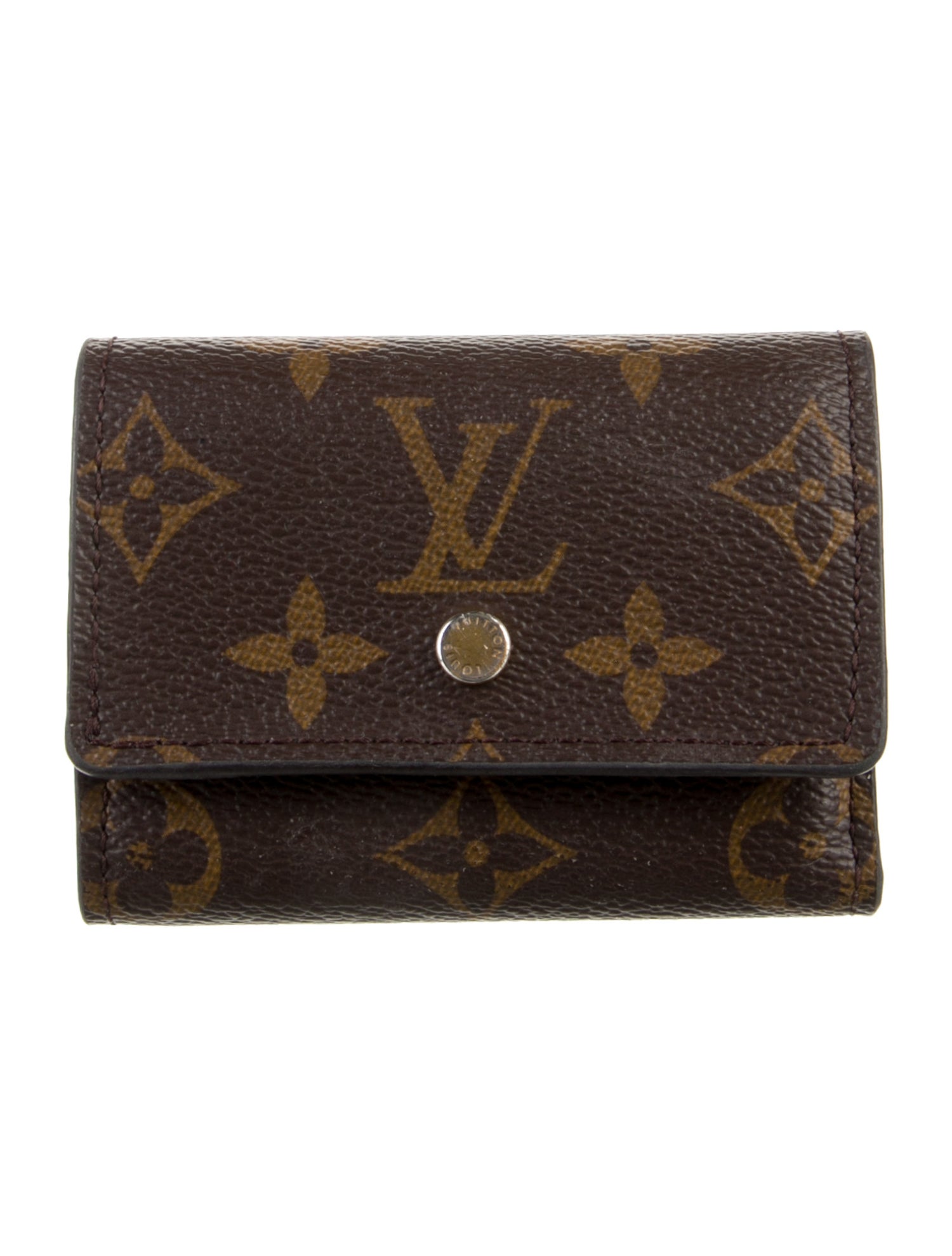 Louis Vuitton LV Monogram Coated Canvas Compact Wallet