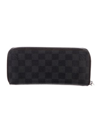 Louis Vuitton Damier Graphite Pattern Coated Canvas Vertical Wallet