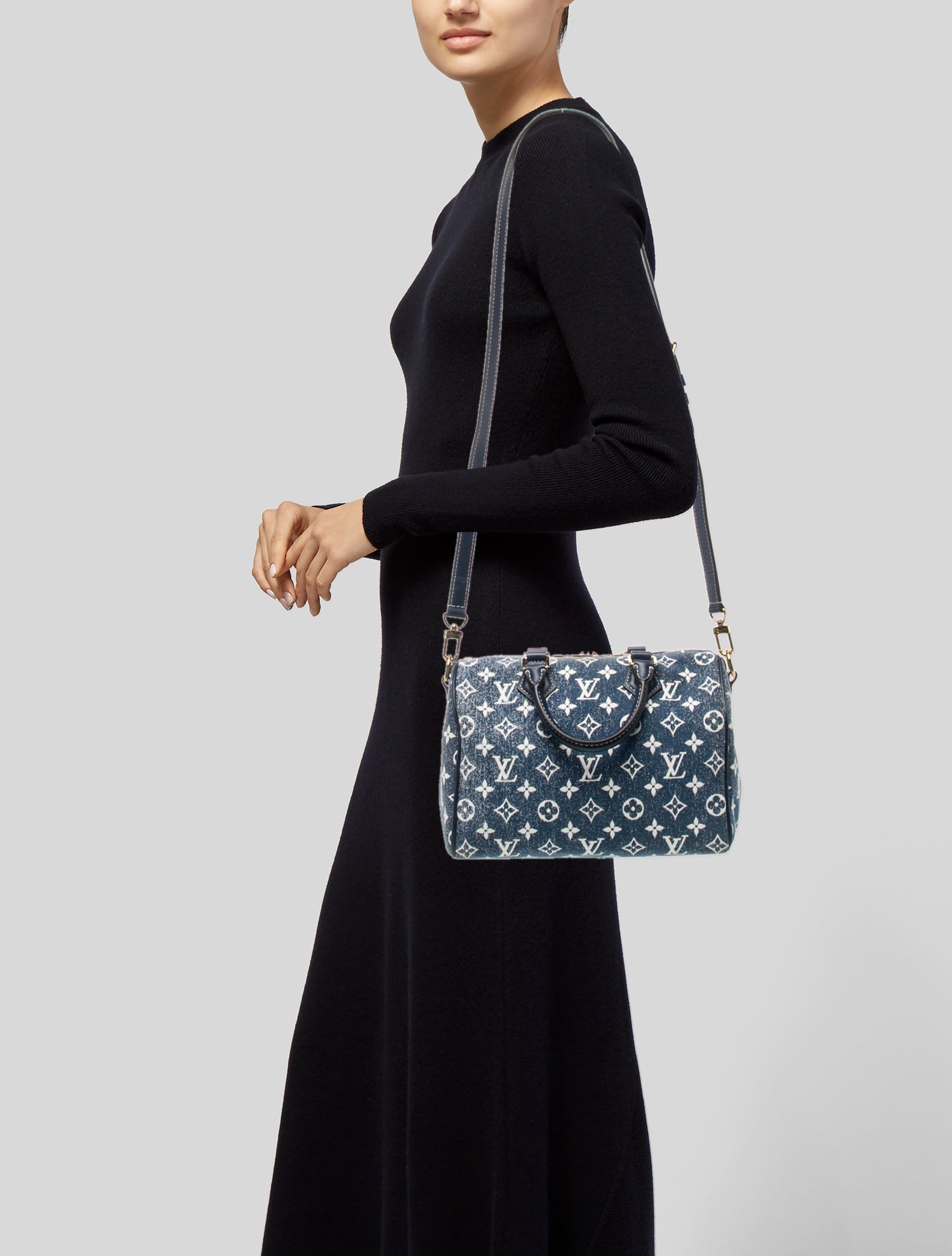 Louis Vuitton LV Monogram Speedy Bandouliere 25