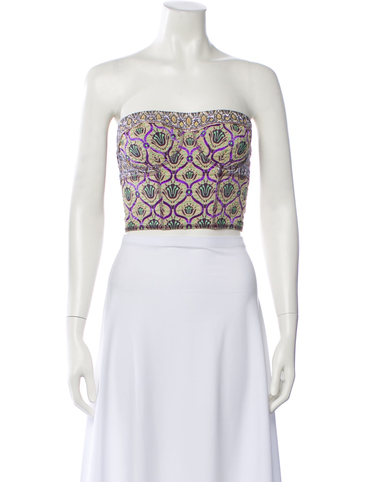 Louis Vuitton 2010 Printed Crop Top w/ Tags