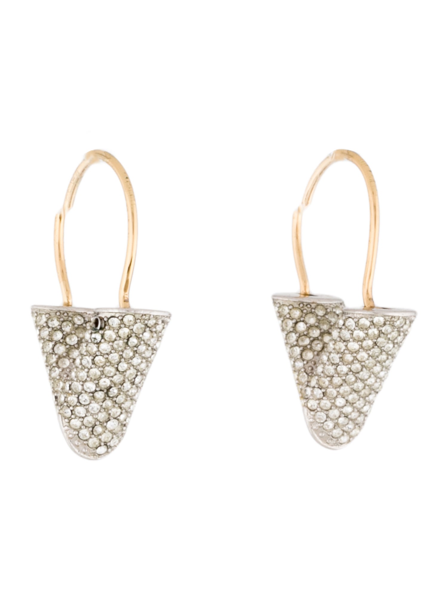 Louis Vuitton Essential V Hoop Drop Earrings
