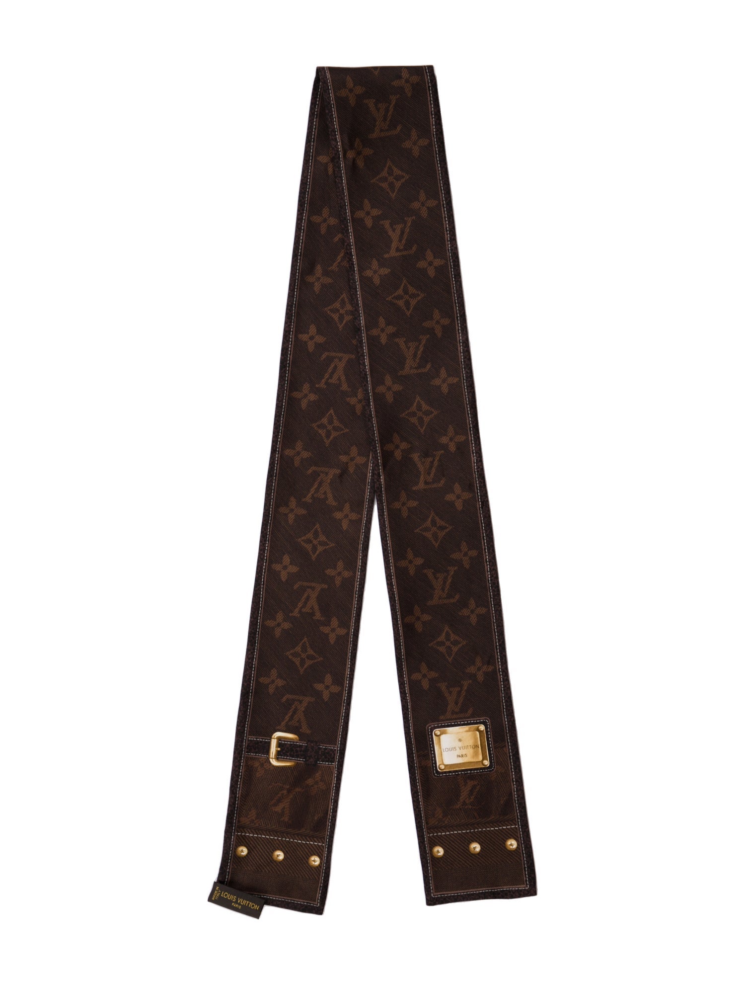Louis Vuitton Silk LV Monogram Bandeau