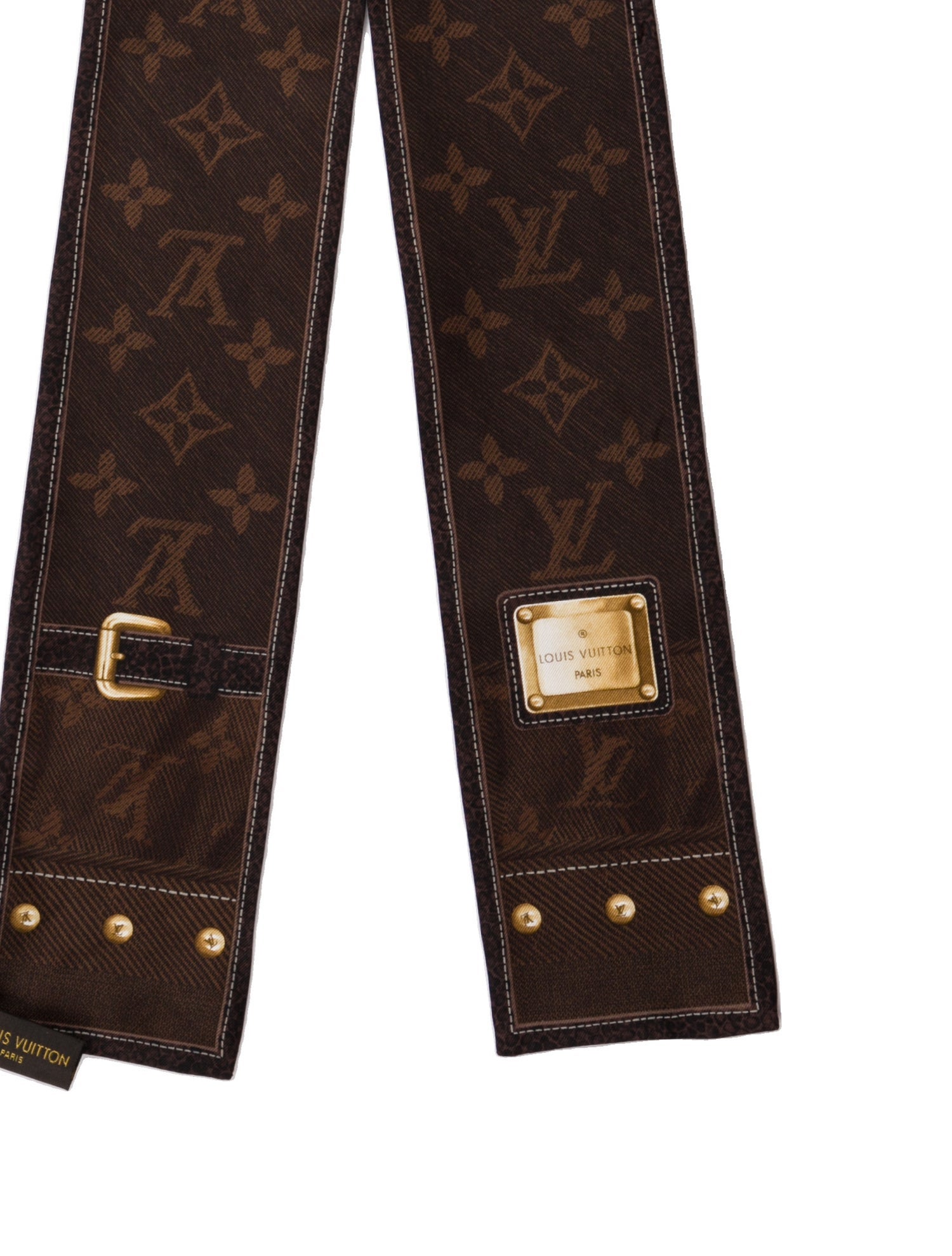 Louis Vuitton Silk LV Monogram Bandeau