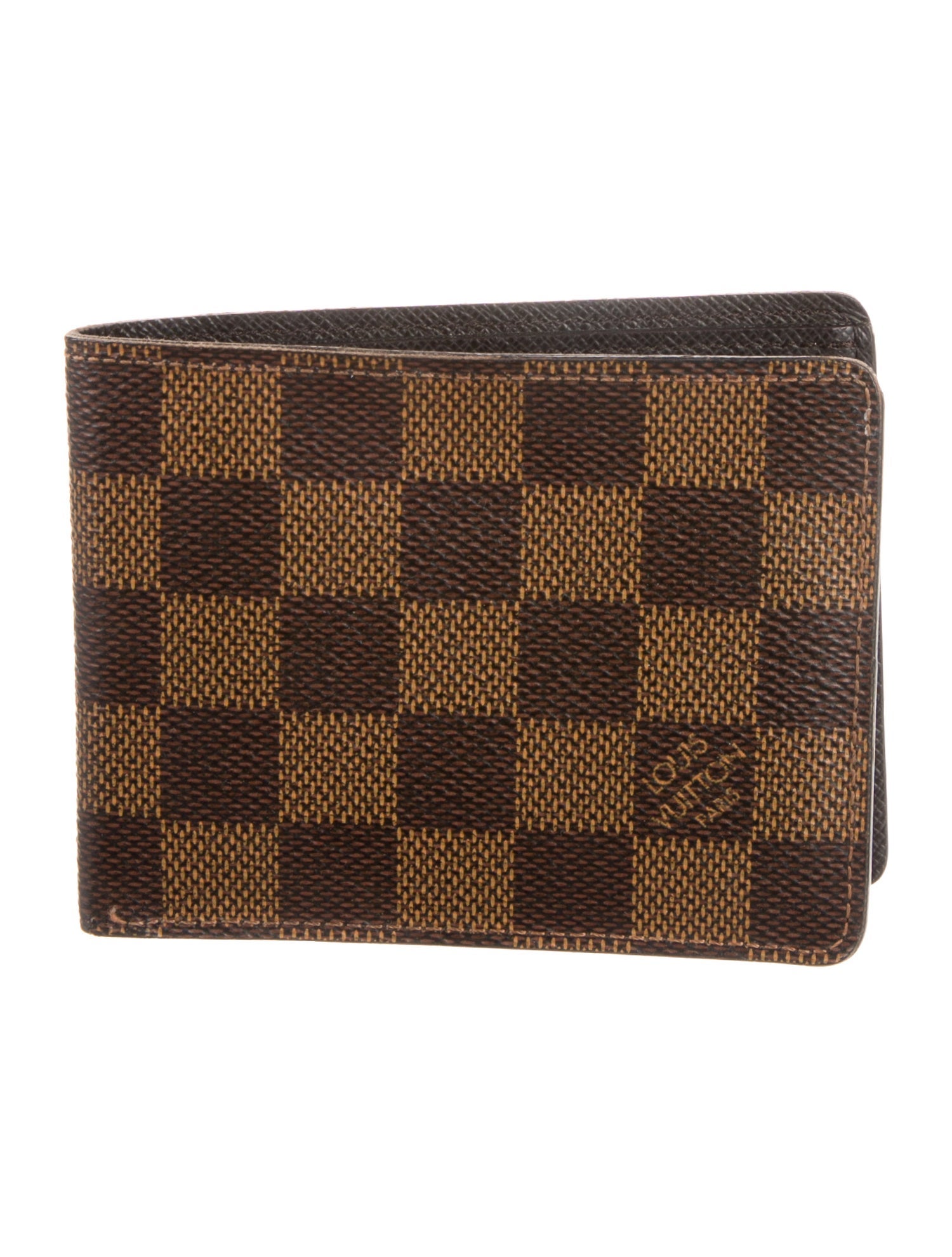 Louis Vuitton Damier Ebene Pattern Marco Wallet