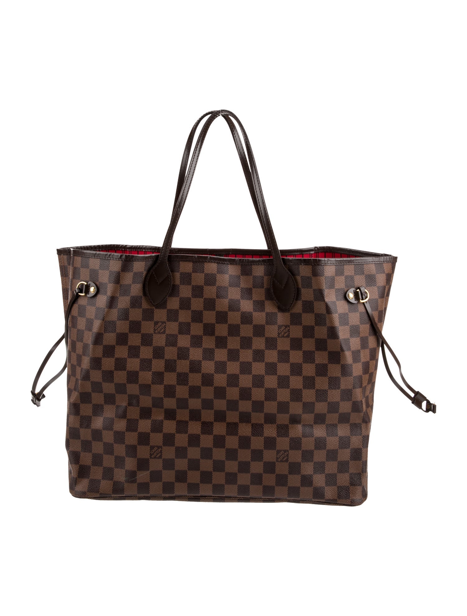 Louis Vuitton Damier Ebene Neverfull w/Pouch MM