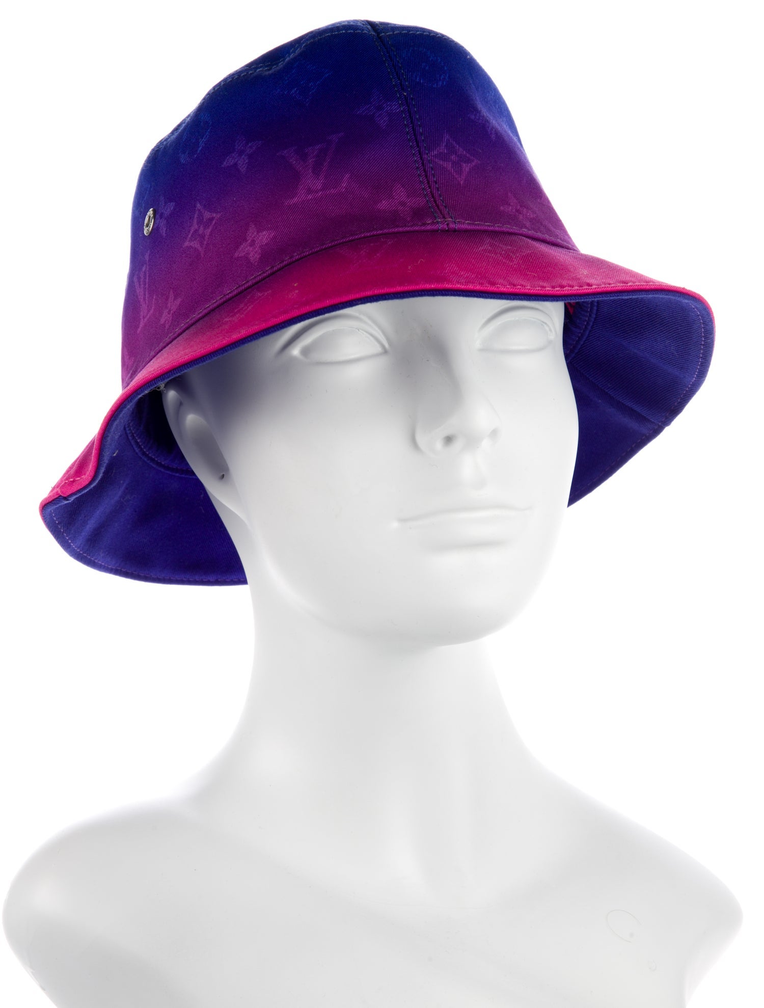 Louis Vuitton Illusion Monogram Reversible Bucket Hat w/ Tags