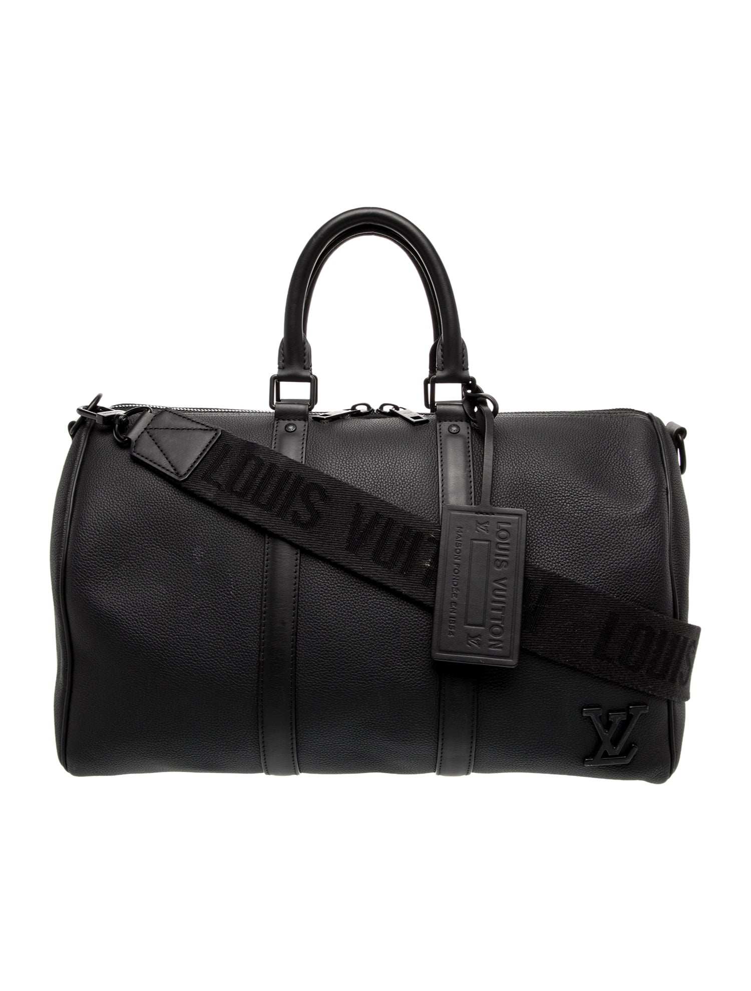 Louis Vuitton Leather Keepall Bandouliere 40