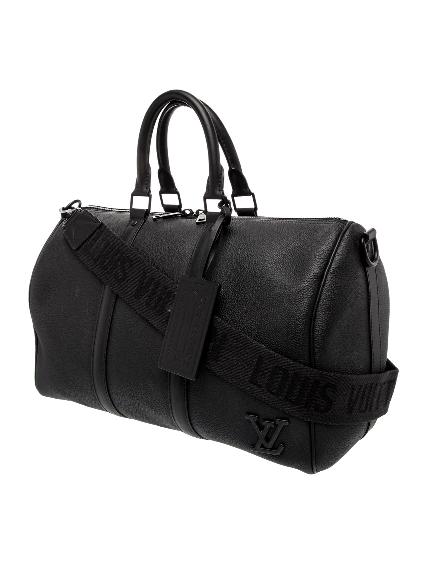 Louis Vuitton Leather Keepall Bandouliere 40