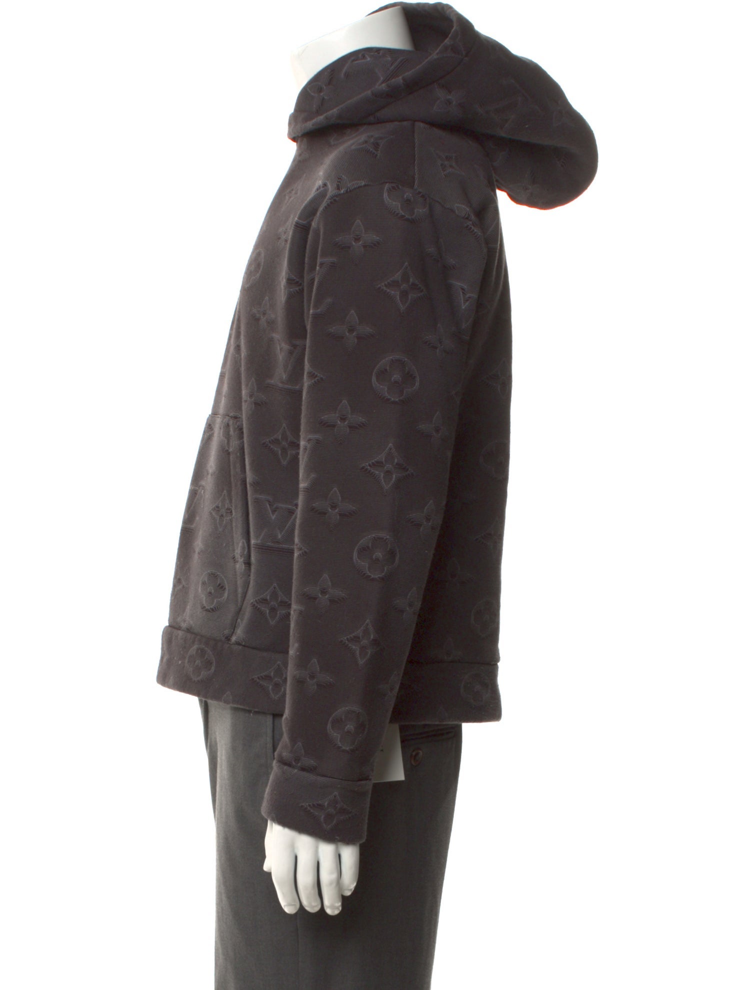 Louis Vuitton 2021 Monogram Giant Pattern Hoodie