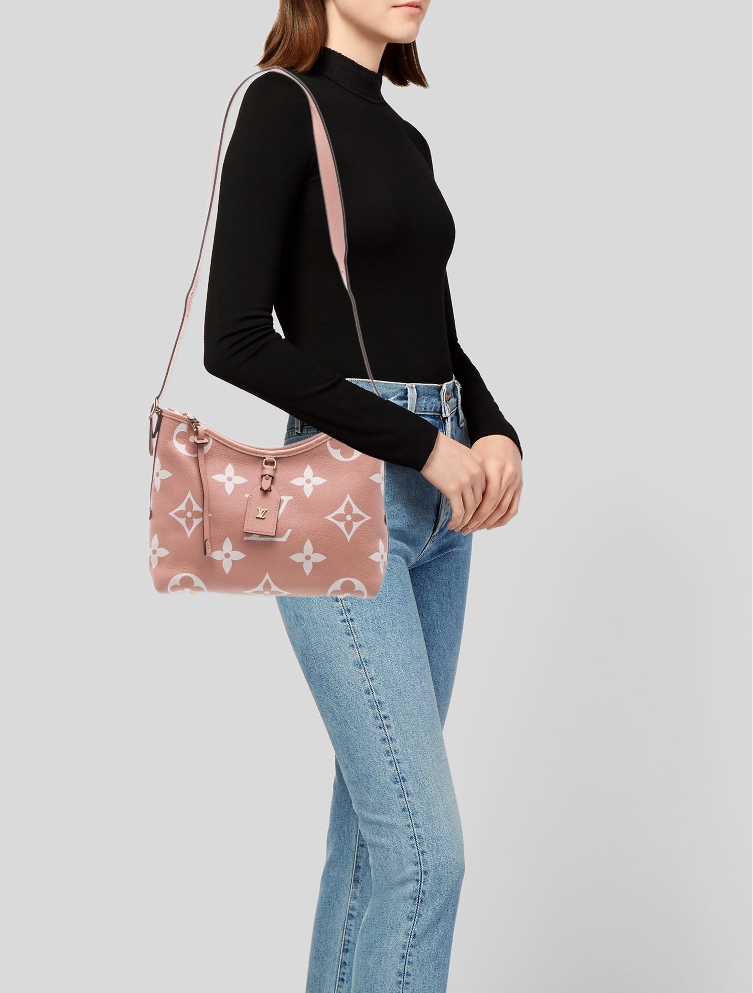 Louis Vuitton LV Monogram empreinte monogram giant carry all pm trianon bag