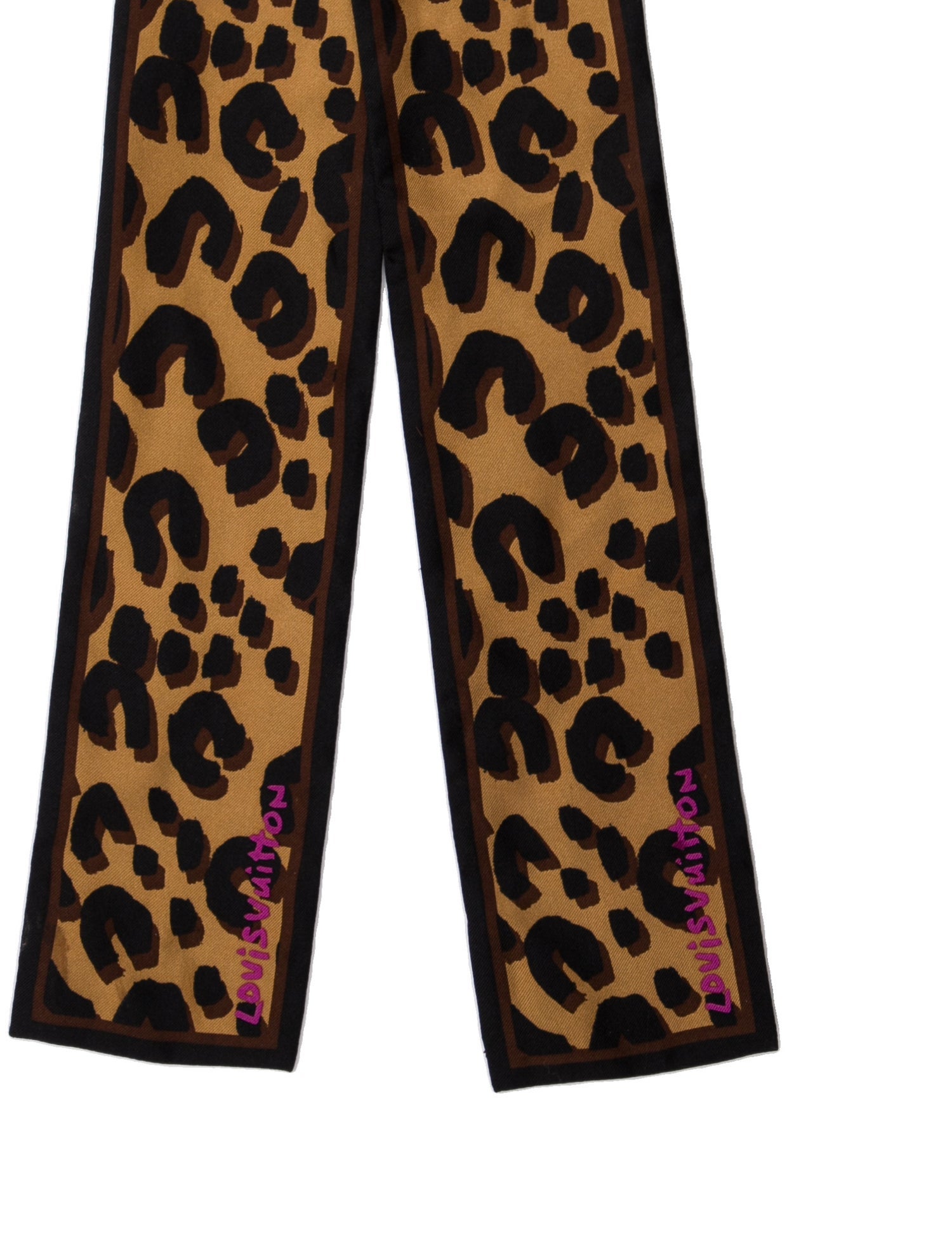 Louis Vuitton x Stephen Sprouse 'Leopard Graffiti' Silk Bandeau