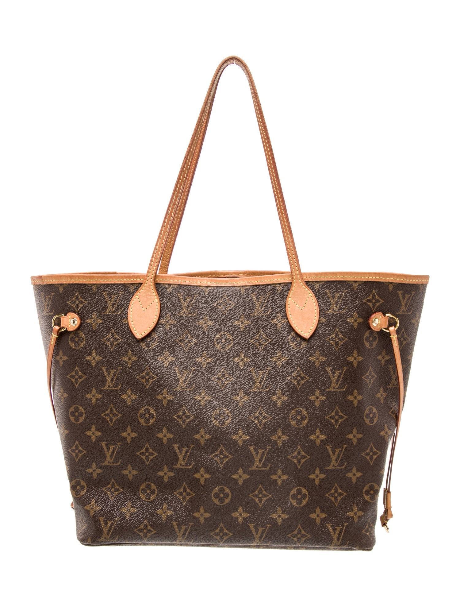 Louis Vuitton LV Monogram Neverfull w/Pouch MM