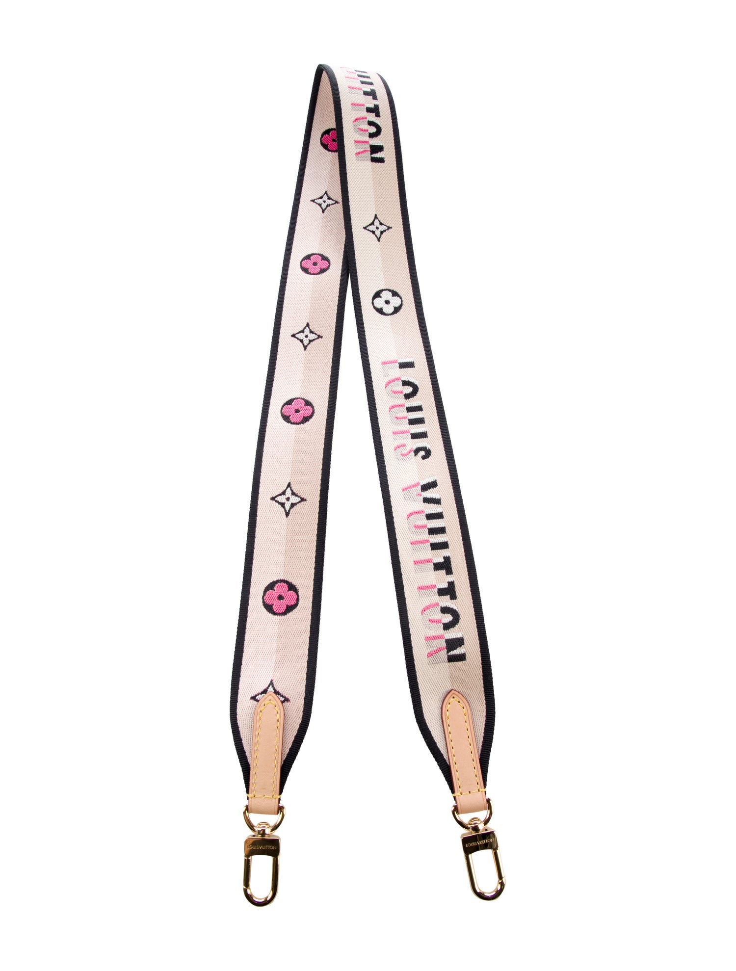 Louis Vuitton 'Diane' Logo Jacquard Shoulder Strap