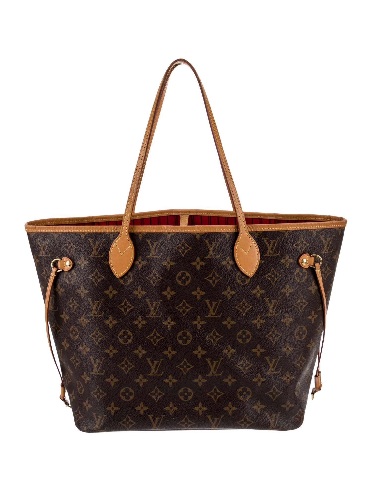 Louis Vuitton LV Monogram Neverfull w/Pouch MM