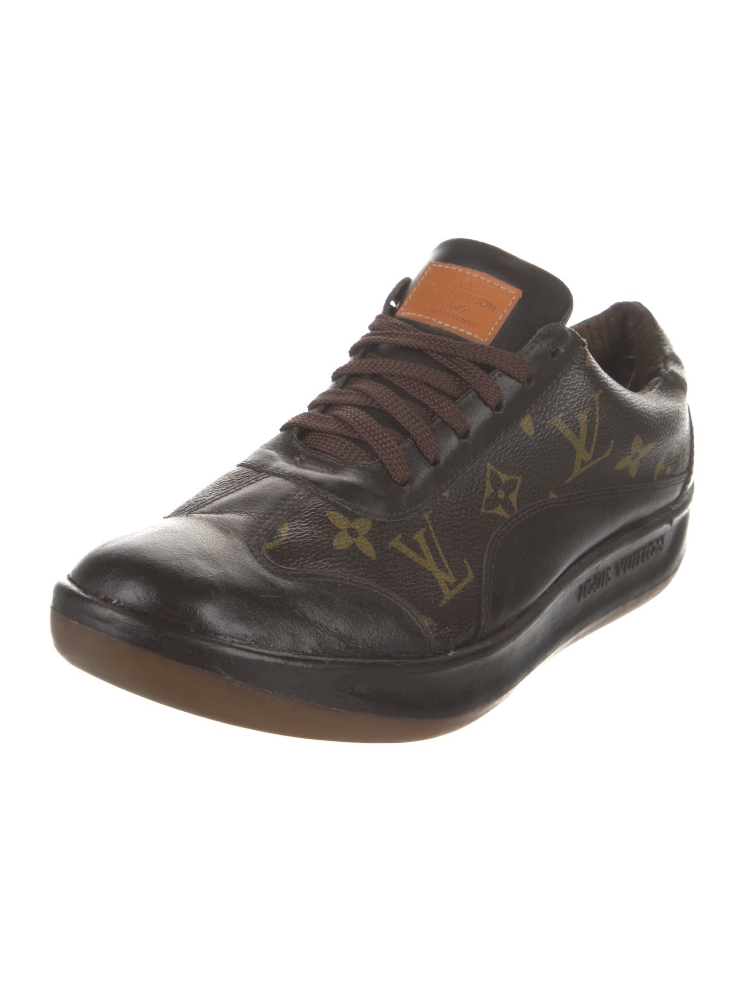 Louis Vuitton LV Monogram Leather Sneakers