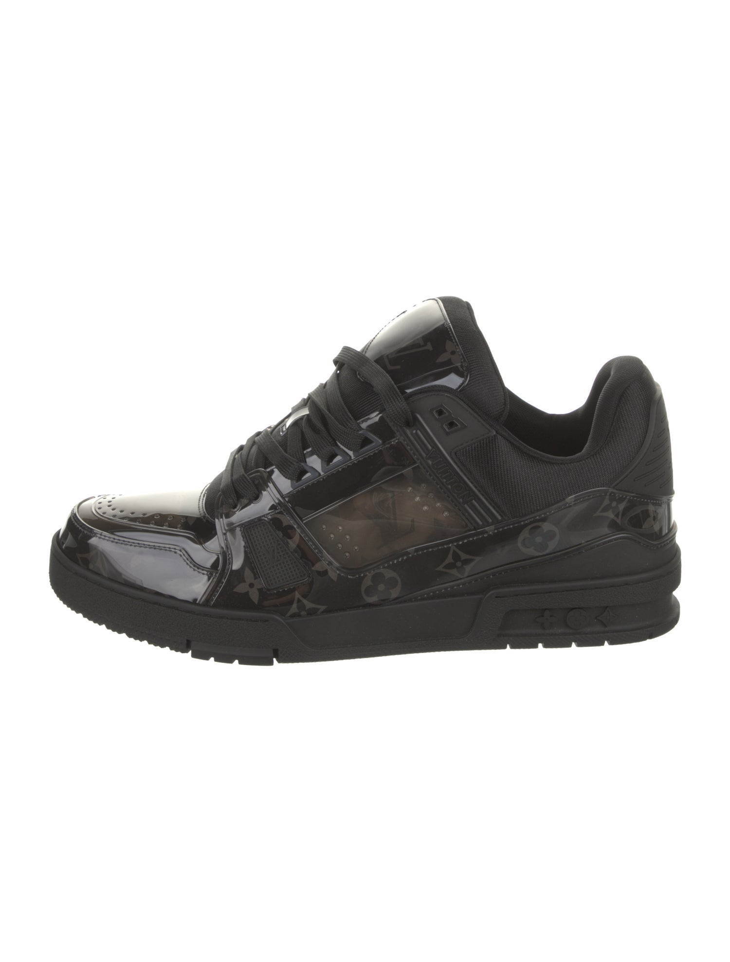 Louis Vuitton LV Monogram Patent Leather Sneakers
