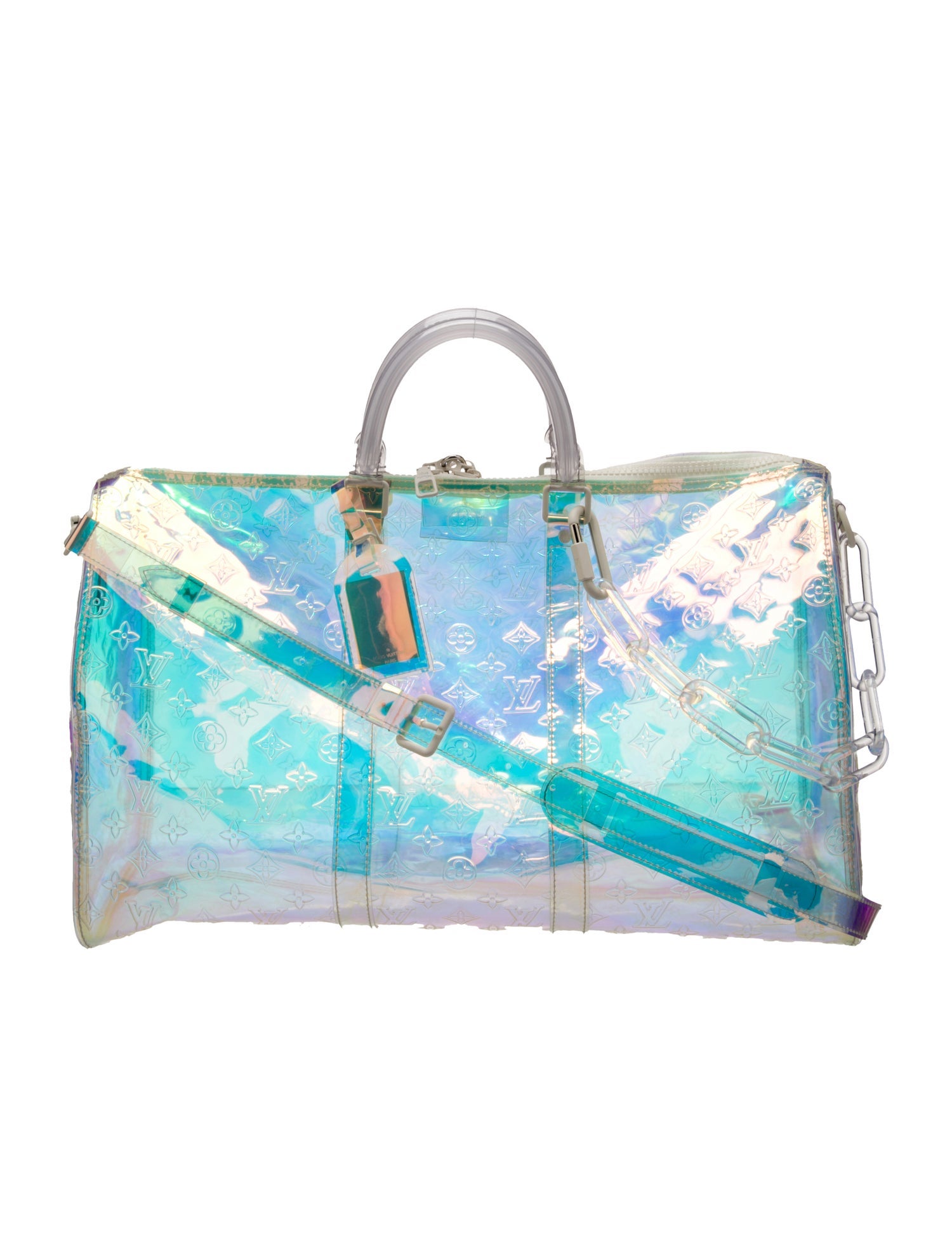 Louis Vuitton LV Monogram Prism Keepall Bandouliere 50