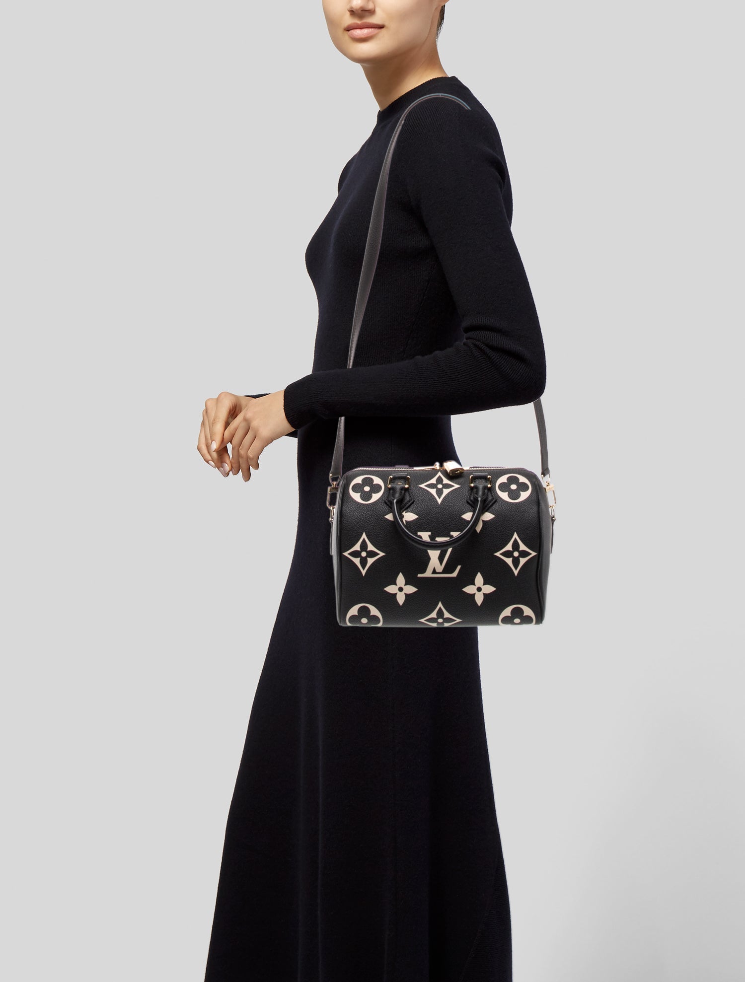 Louis Vuitton LV Monogram Speedy Bandouliere 25